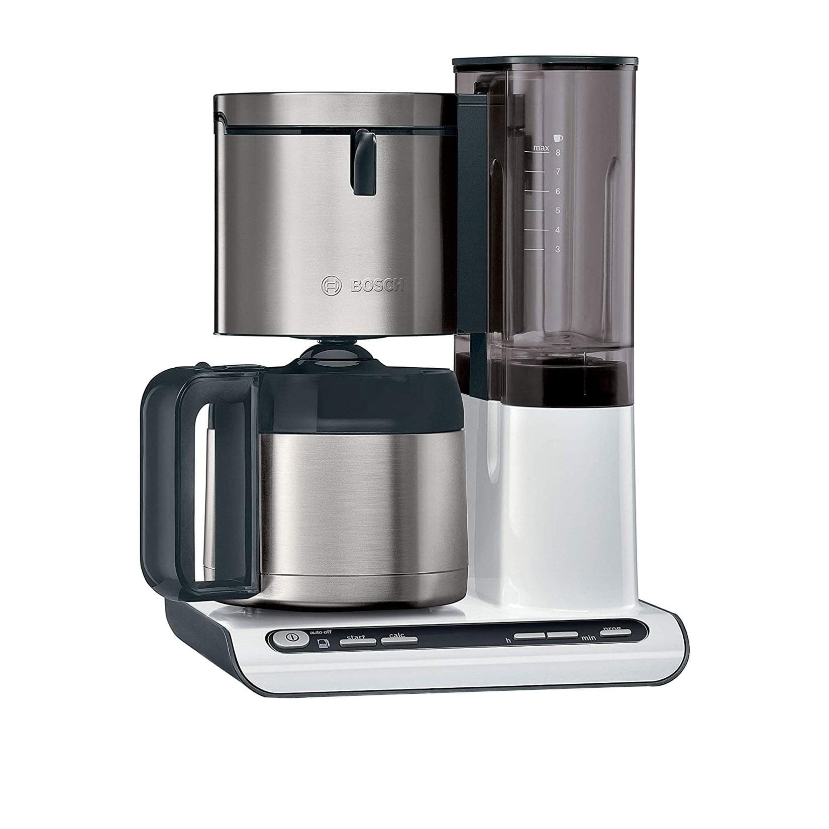 Bosch Filterkaffeemaschine Styline TKA8A681 Weiß mit Thermokanne