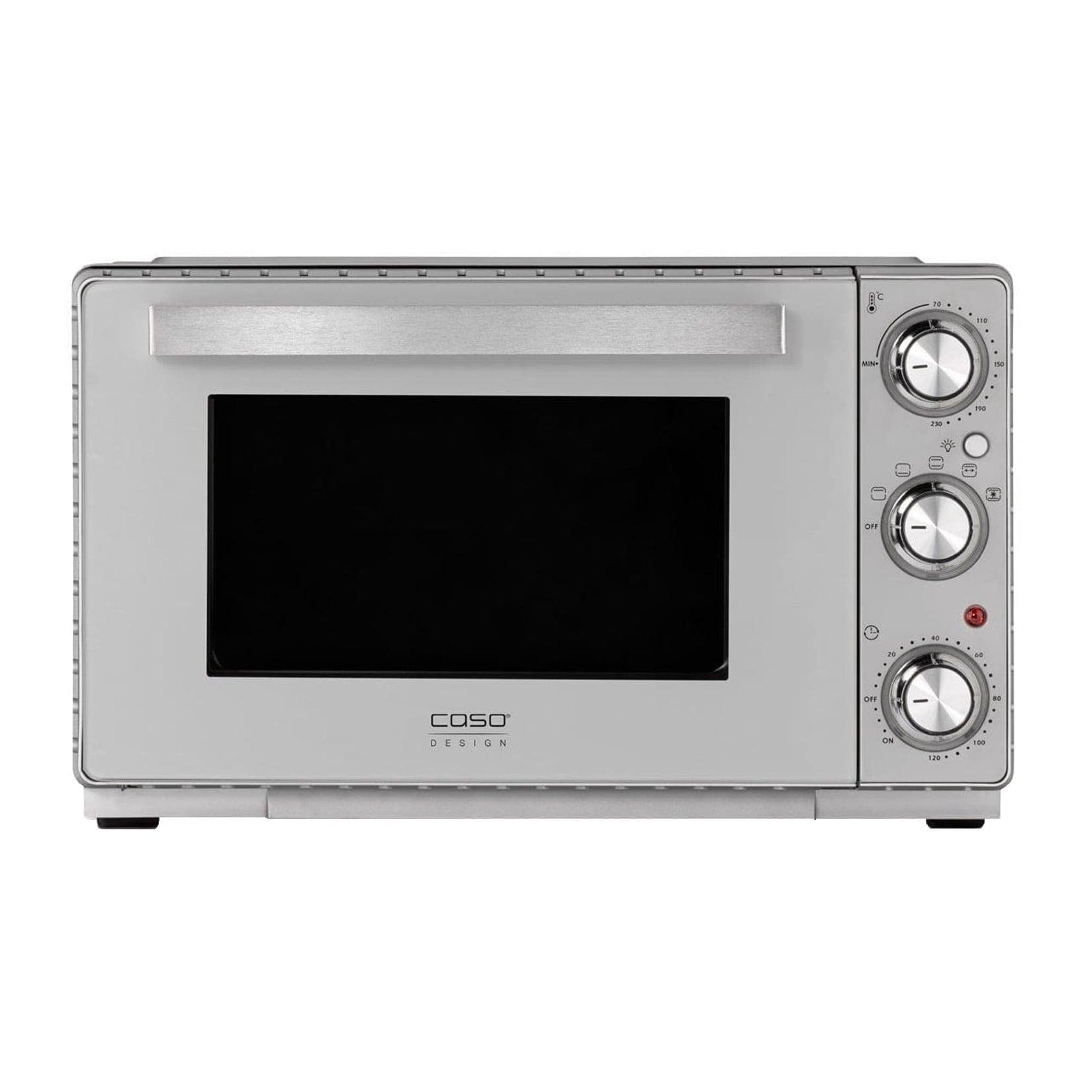 CASO Minibackofen TO 26 SilverStyle Silber mit Drehspieß