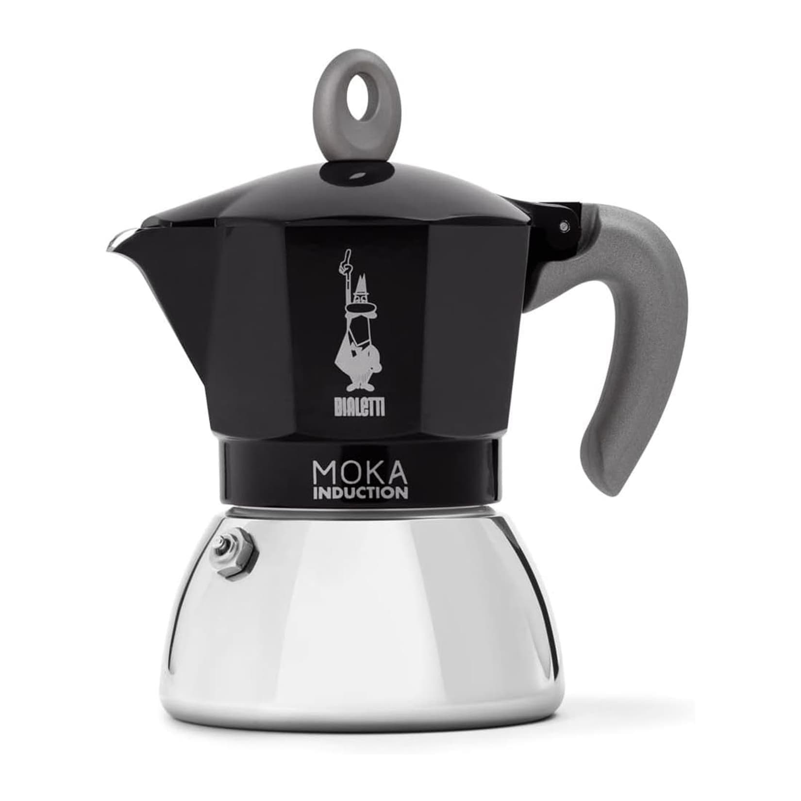 Bialetti Moka Induktion Espressokocher 4 Tassen Schwarz