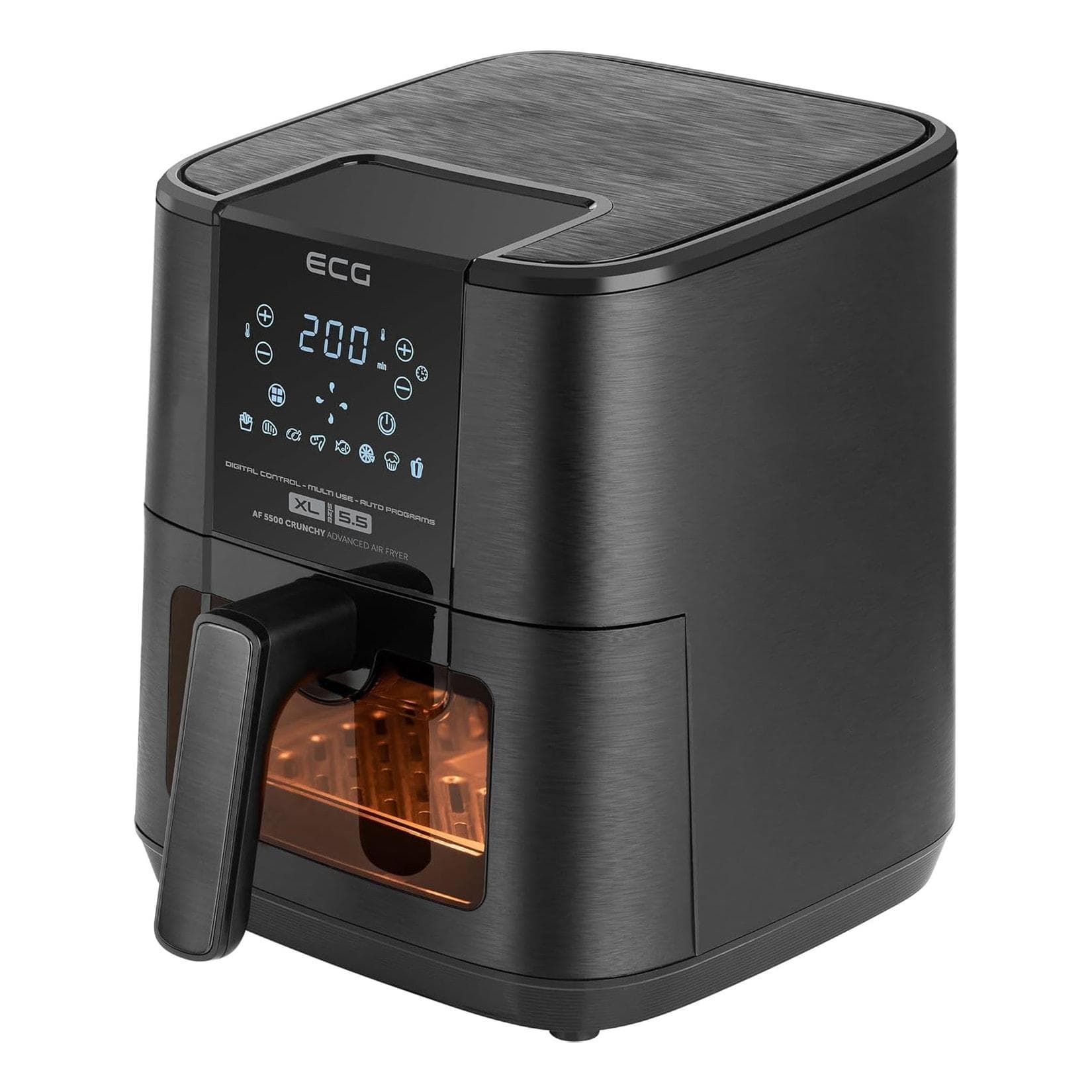 ECG AF 5500 Crunchy Heißluftfritteuse 5,5L