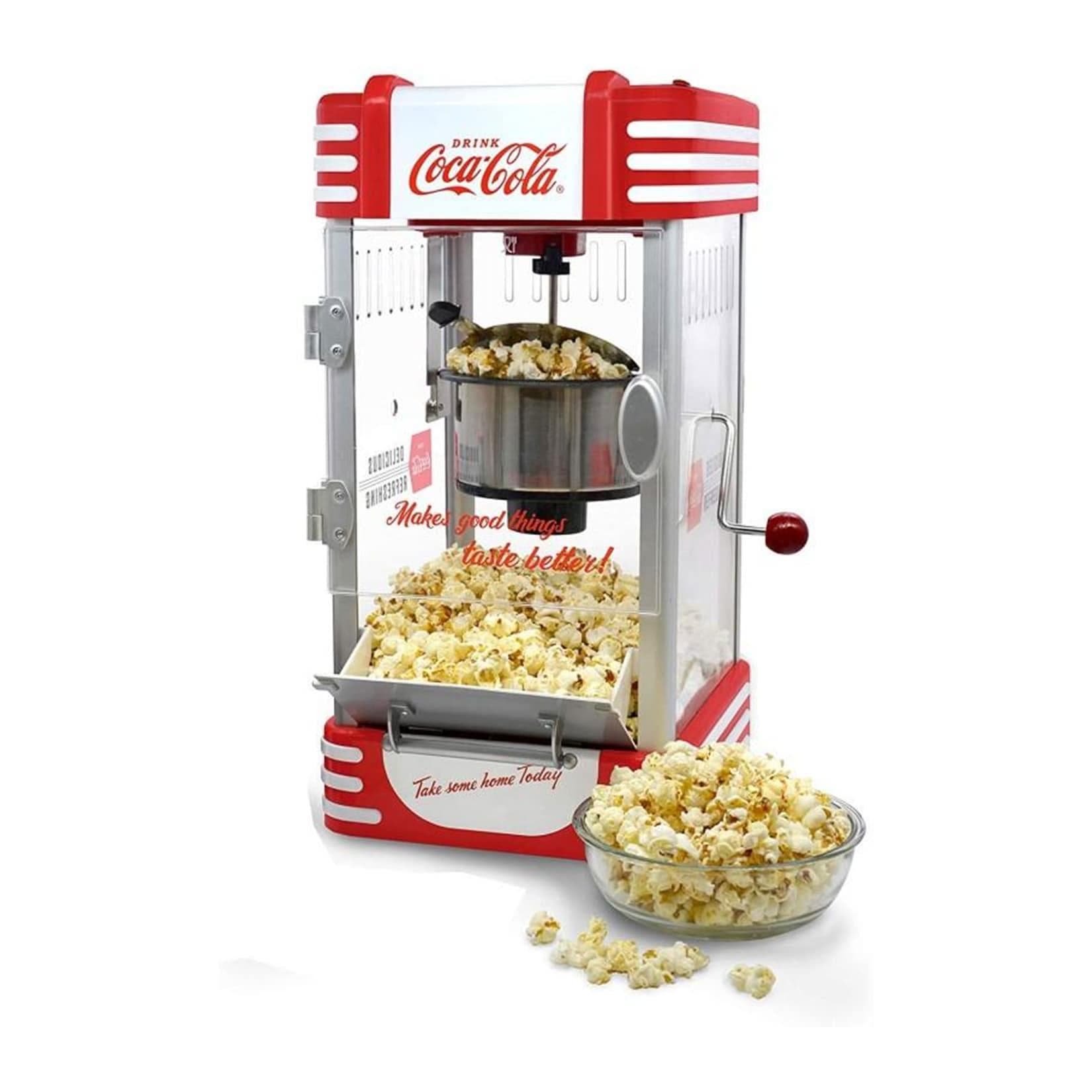 SALCO Popcornmaschine Coca-Cola SNP-27CC Rot Retro-Design