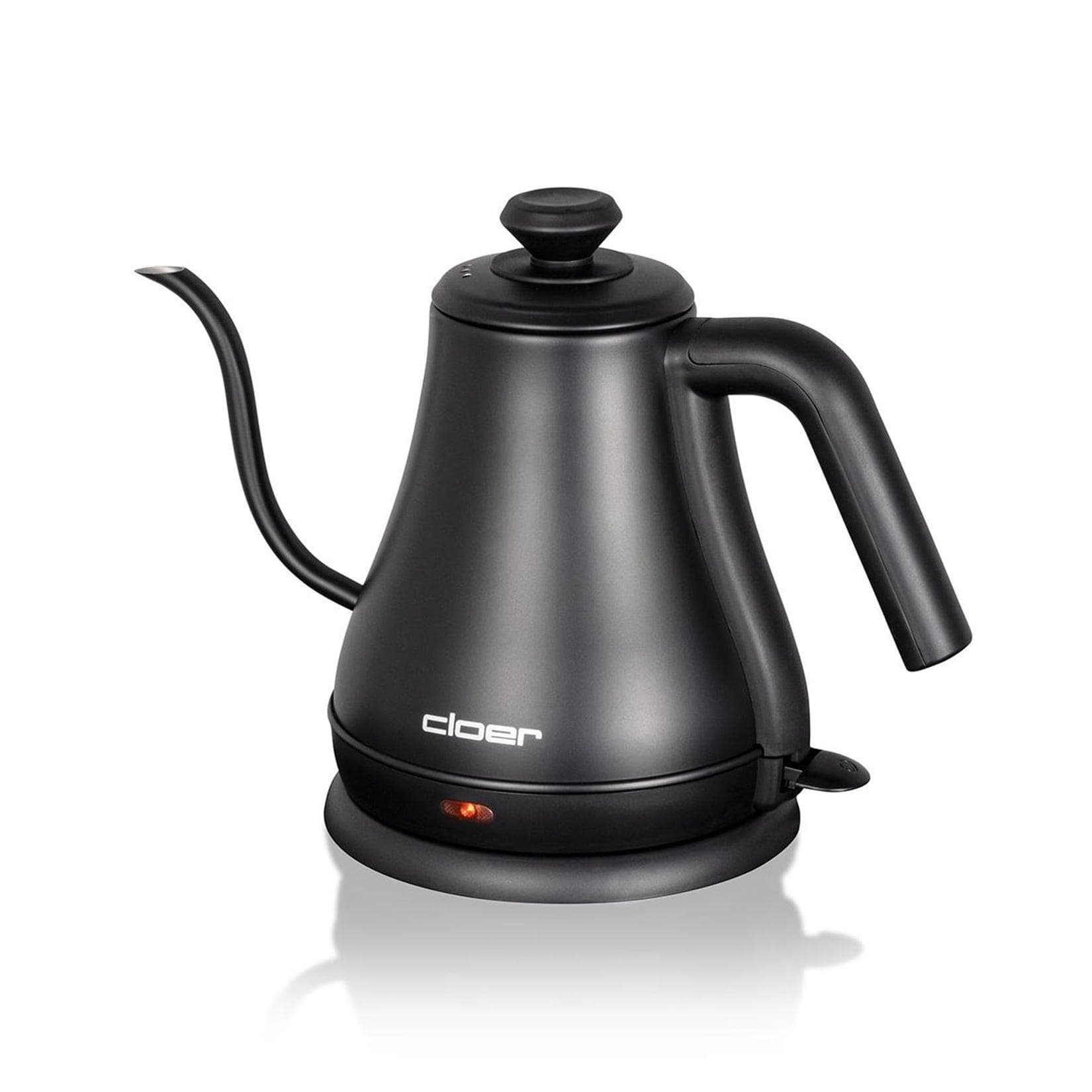 CLOER 4960 Wasserkocher Schwarz Modern Präziser Ausguss