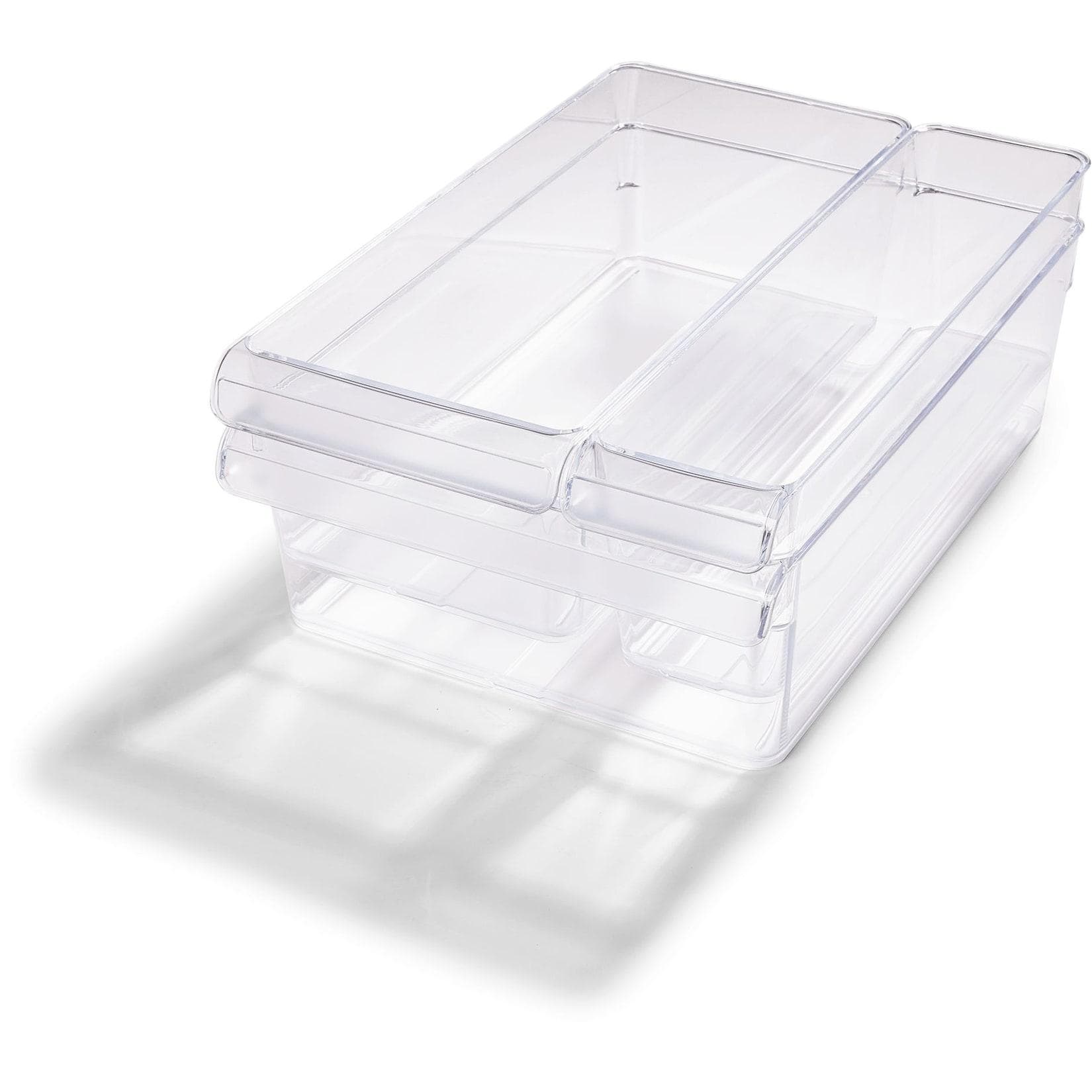 Rotho LOFT Kühlschrankorganizer 3-tlg. Transparent