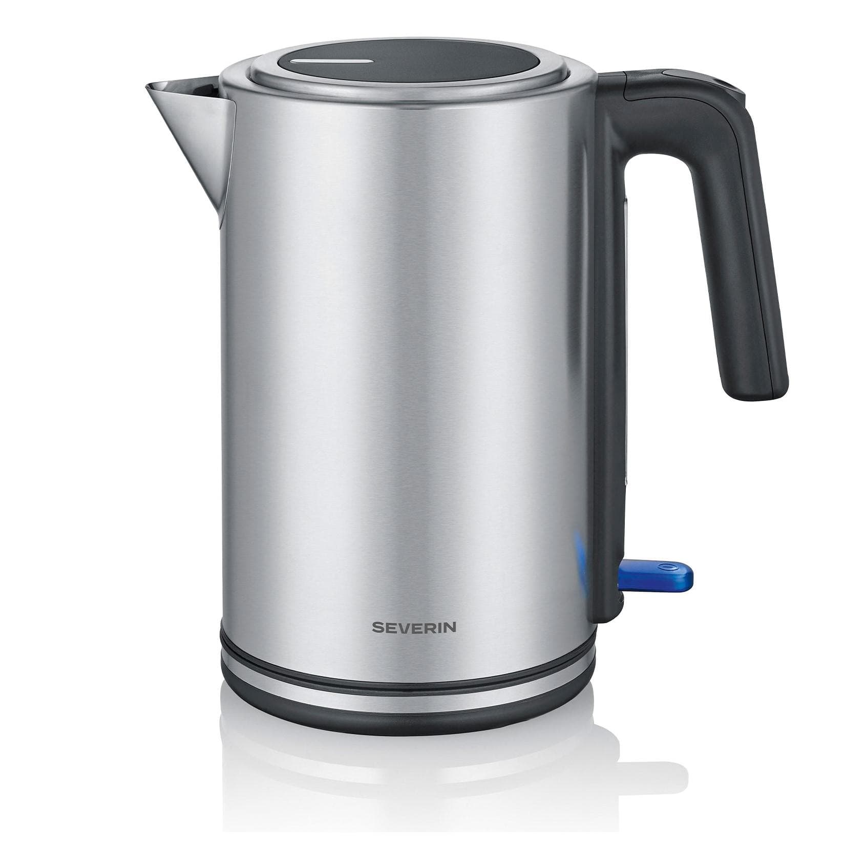 SEVERIN WK 3449 Wasserkocher 1,7L Schwarz/Silber