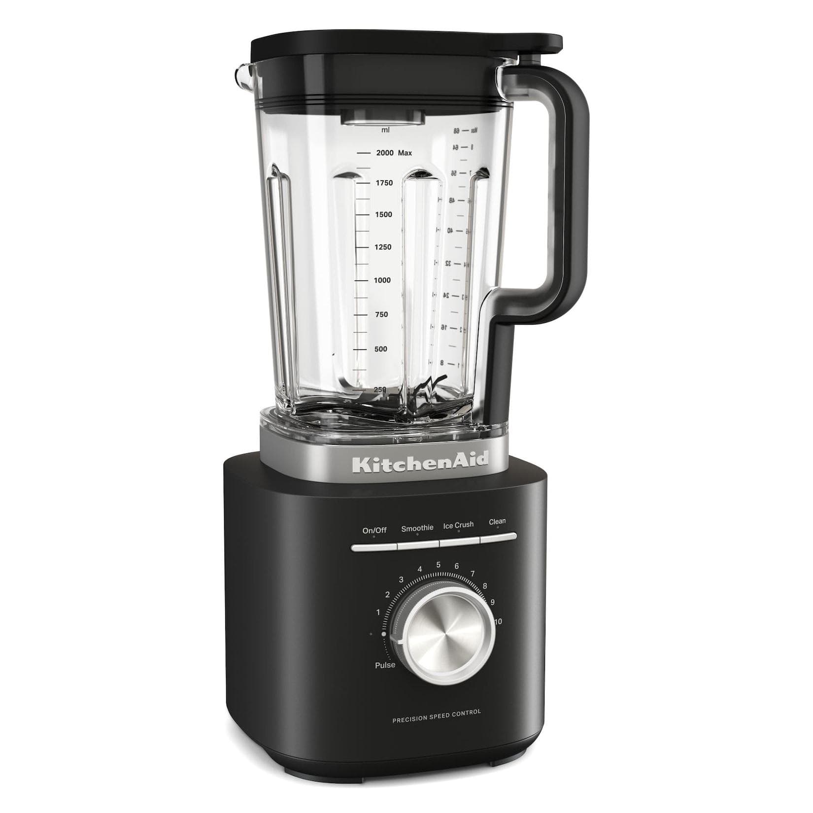 KitchenAid Standmixer 2 L Pure Power Schwarz matt
