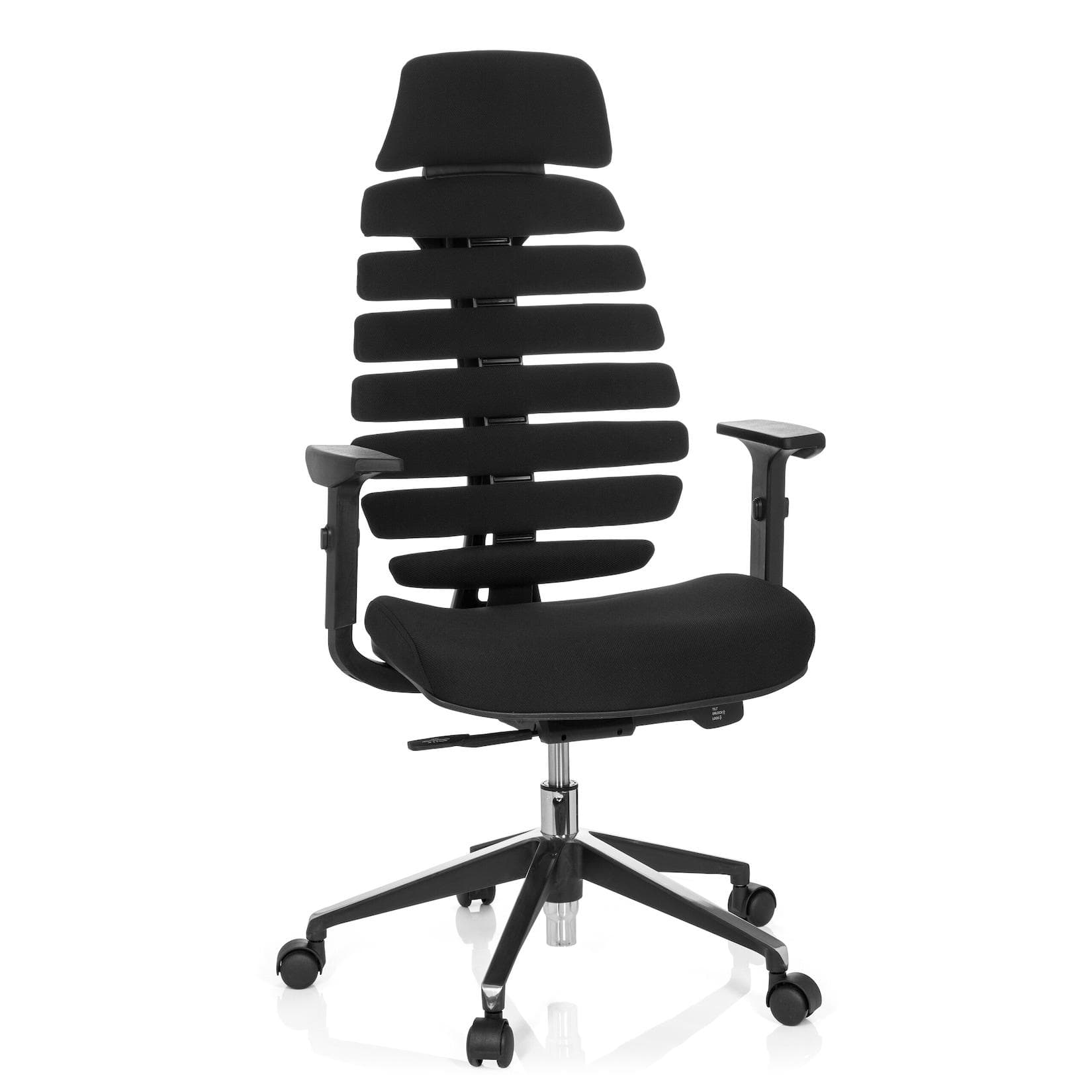 hjh OFFICE Bürostuhl ERGO LINE II PRO Stoff Höhenverstellbar mit Armlehnen