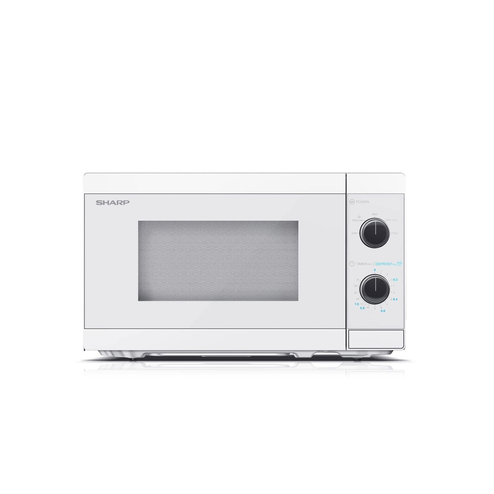 Sharp YC-MS01E-C Mikrowelle Weiß 800 Watt 20 Liter