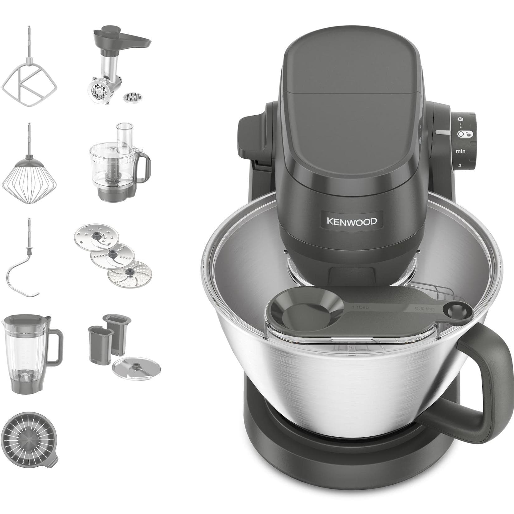Kenwood Küchenmaschine Multi Tasker KHC30.070GY Grau