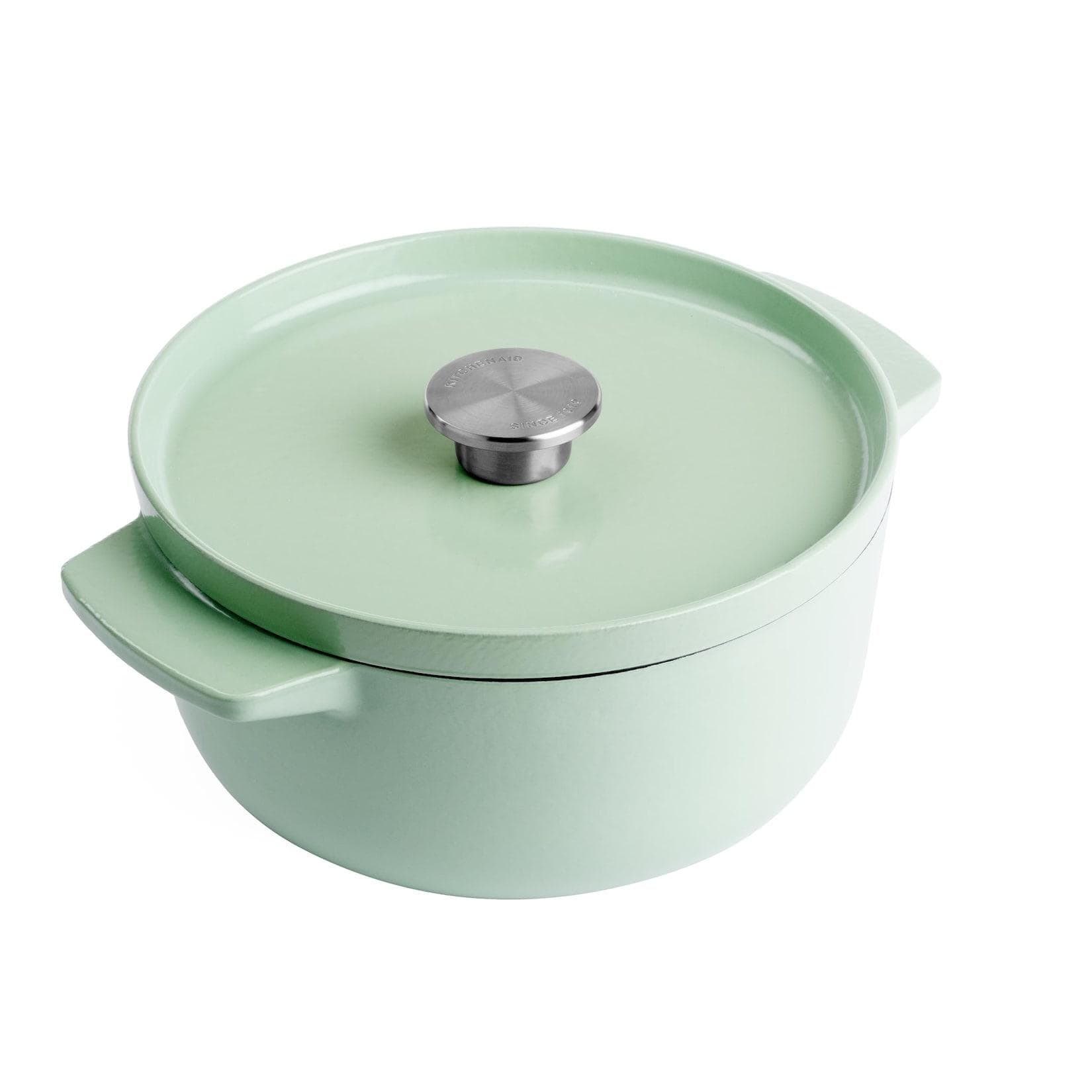 KitchenAid Bräter mit Deckel 3.3L Rund Hellgrün