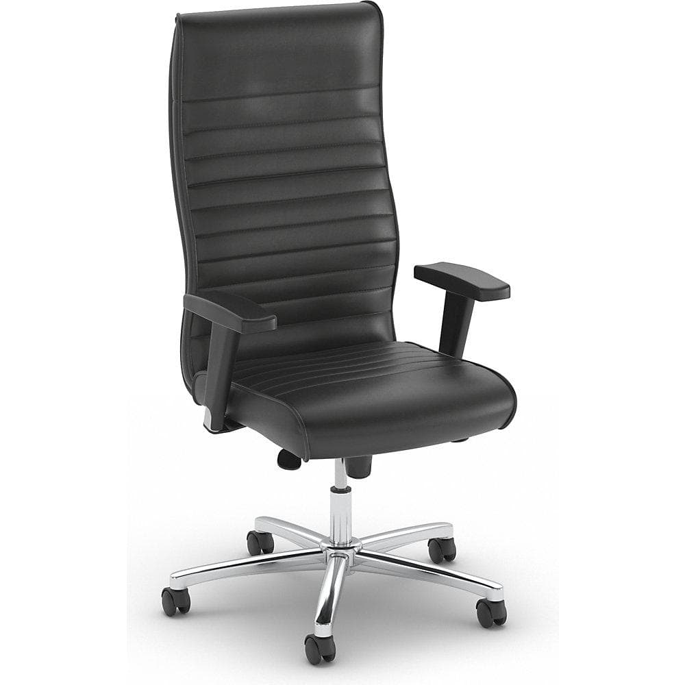 Topstar Chefsessel PRIME TIME 100 mit Armlehnen Schwarz Leder