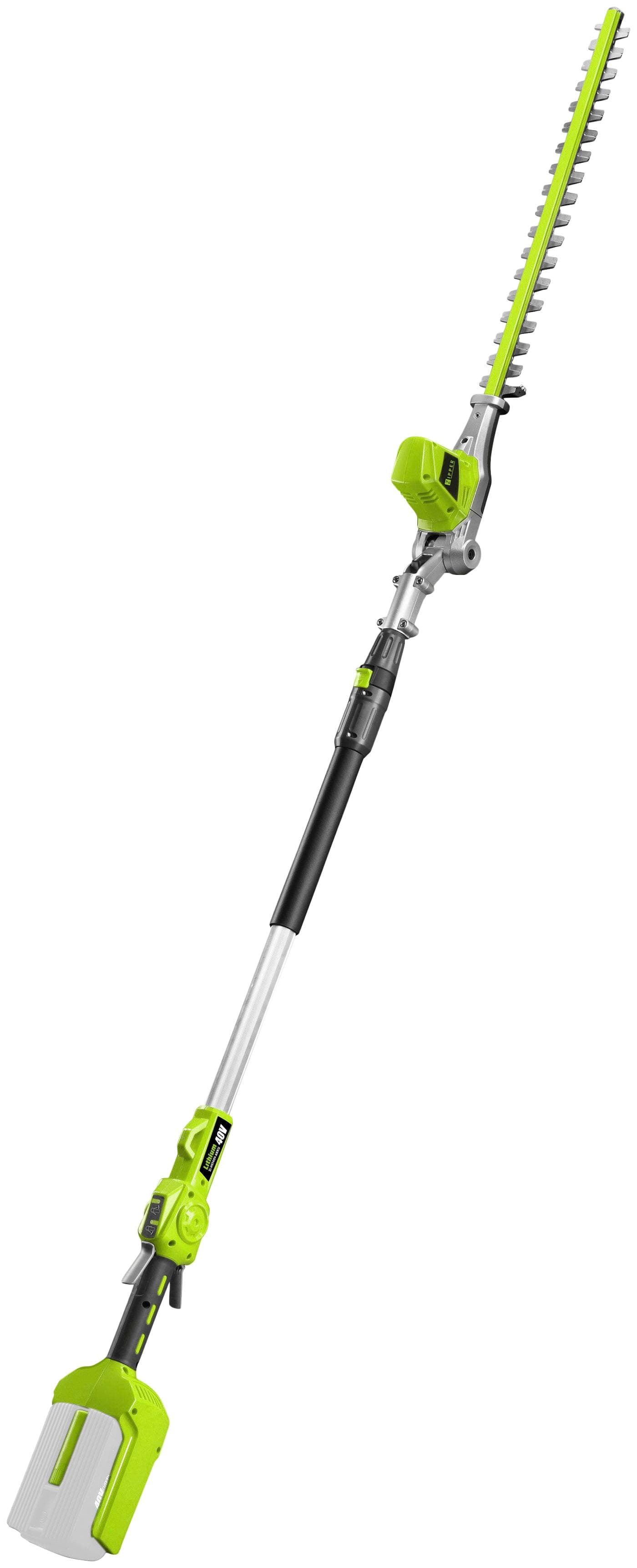 ZIPPER Teleskop-Heckenschere 40V Akku Grün 52cm Schnittlänge