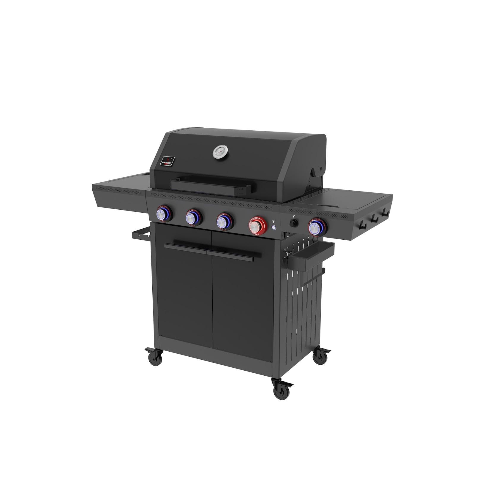 EL FUEGO Gasgrill Key West 16 kW Grau/Schwarz