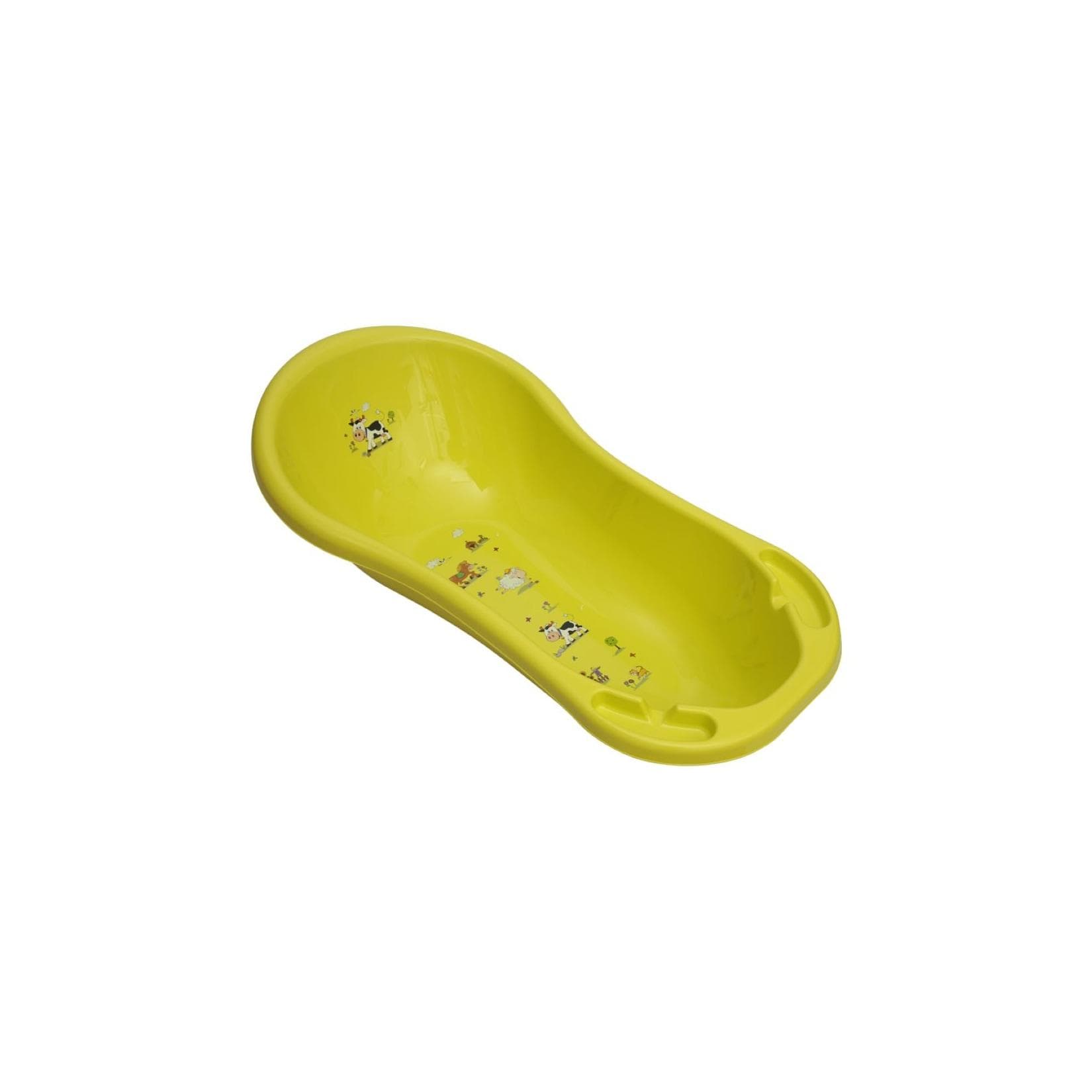 Lorelli Baby Badewanne Farm 100 cm Grün mit Ablagefächern