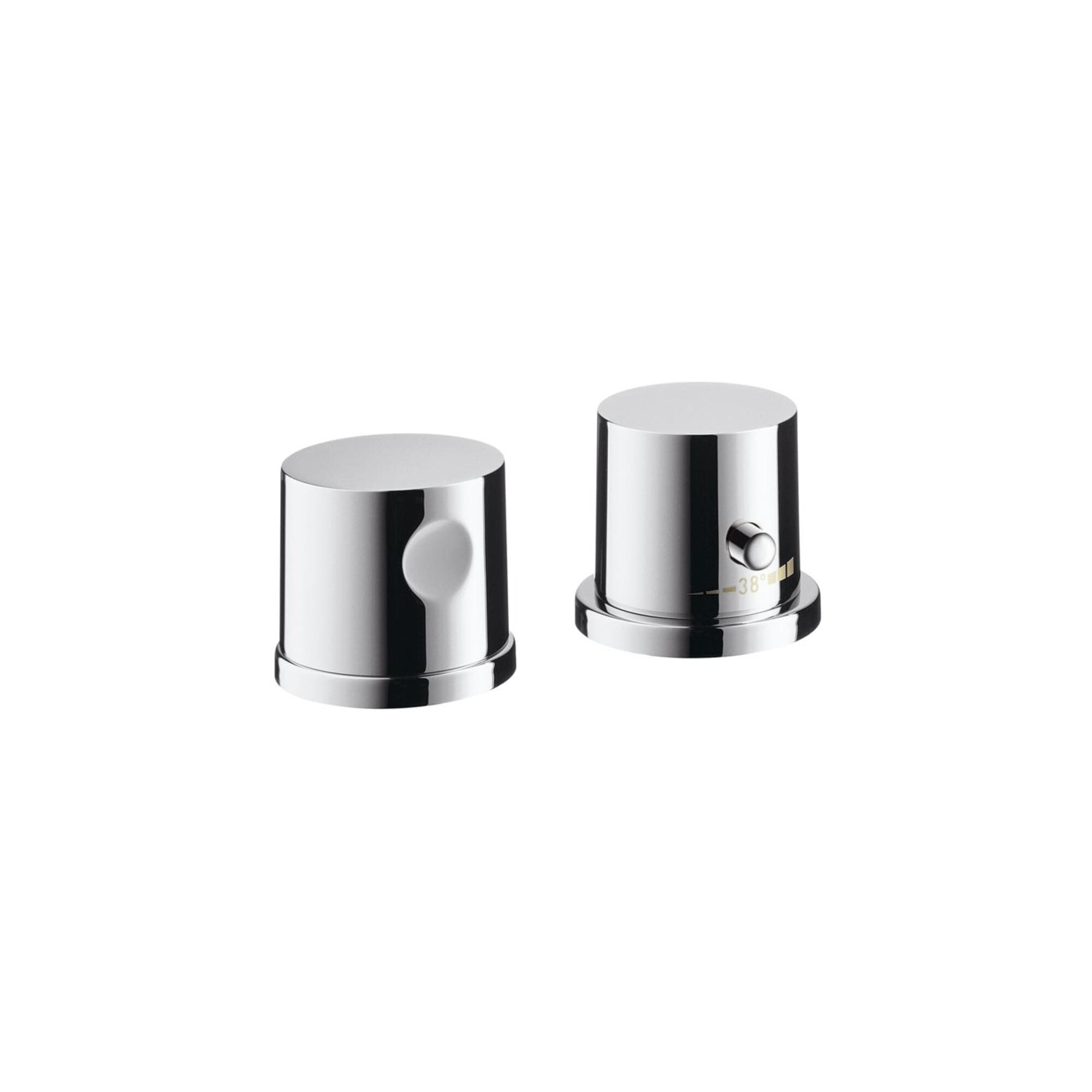 Axor Uno 2-Loch Wannenrandarmatur 38480000 Unterputz Thermostat Chrom