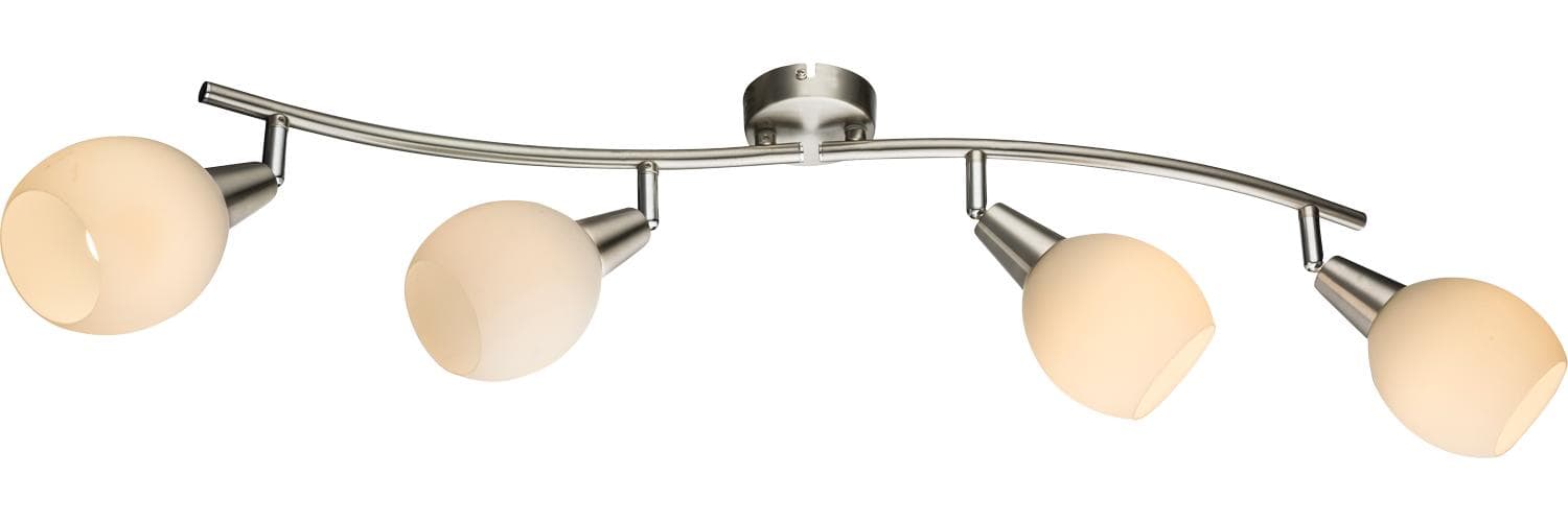 Globo Lighting Deckenspot ELLIOTT Nickel Matt Farbwechsler LED