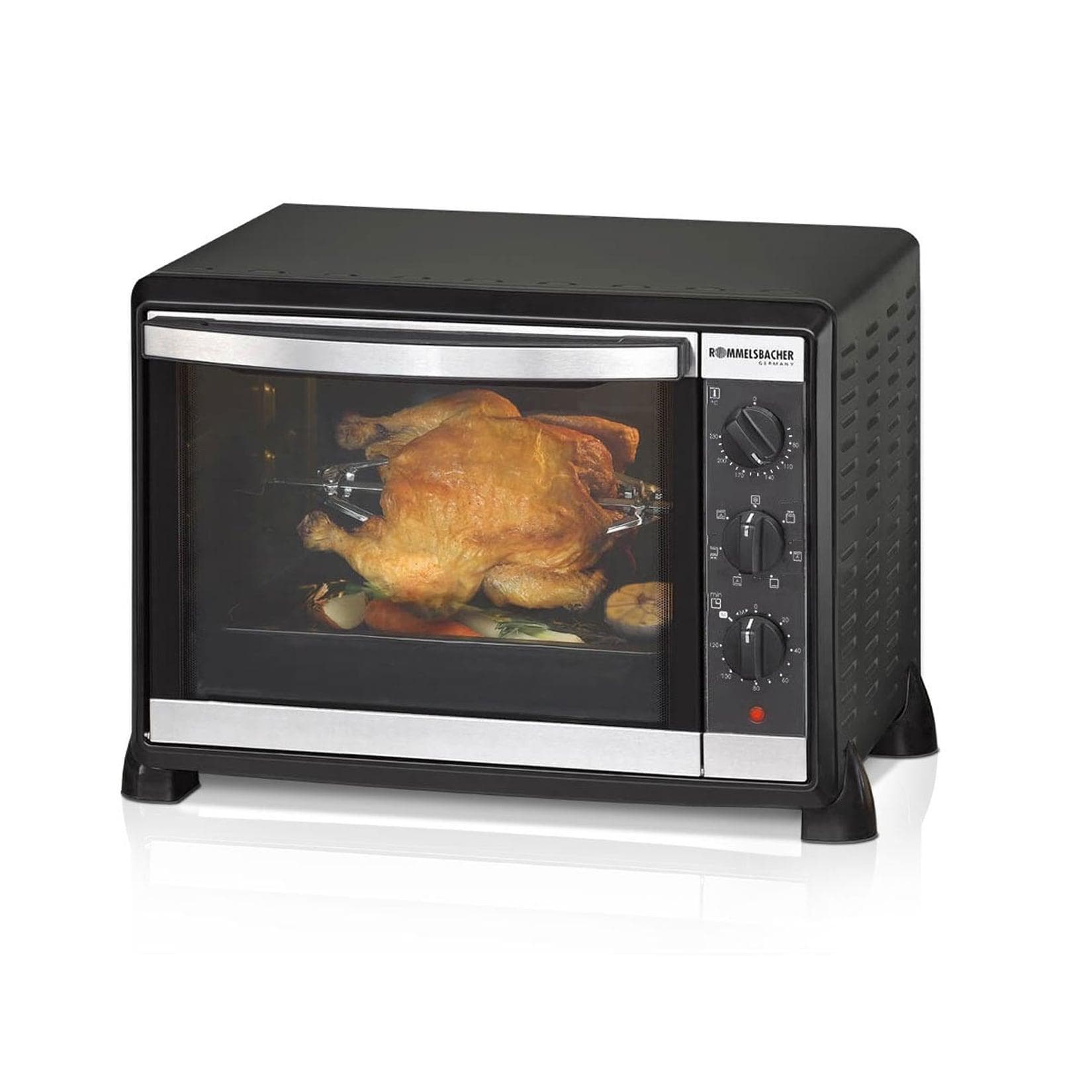 Rommelsbacher Minibackofen BG 1550 Back/Grill-Ofen Schwarz
