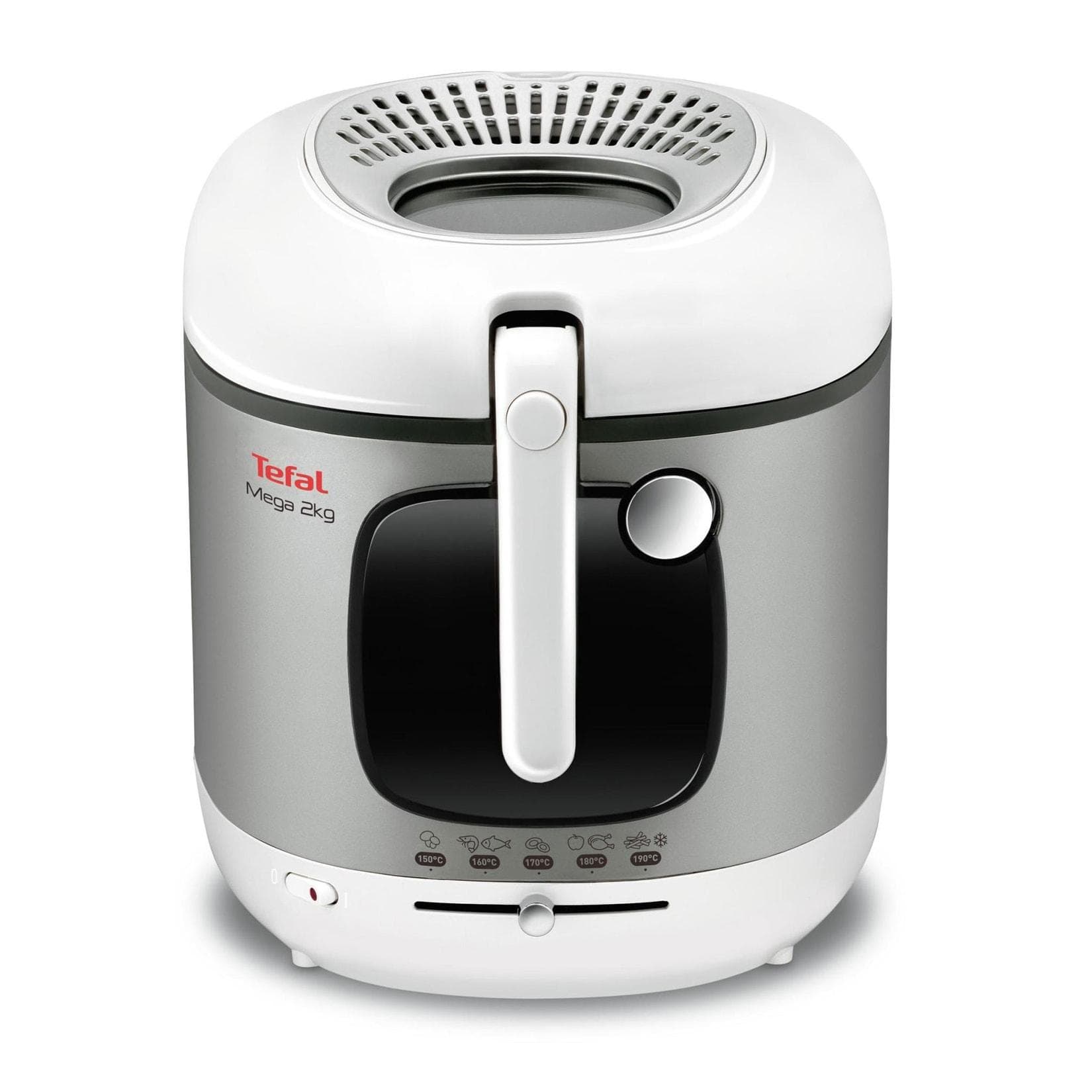 TEFAL FR4800 Mega XXL Fritteuse 2100 Watt Weiß/Schwarz/Silber