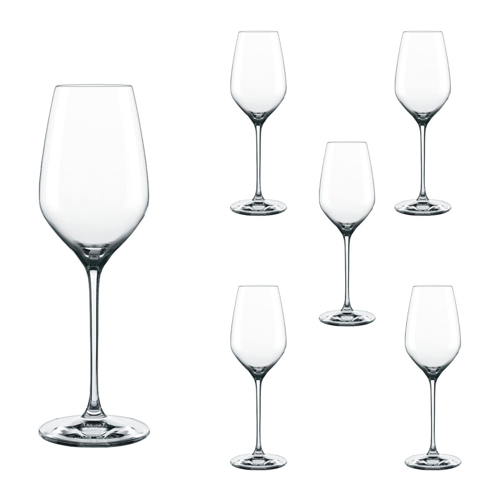 Spiegelau Topline Weißweingläser Set 6-teilig Kristallglas
