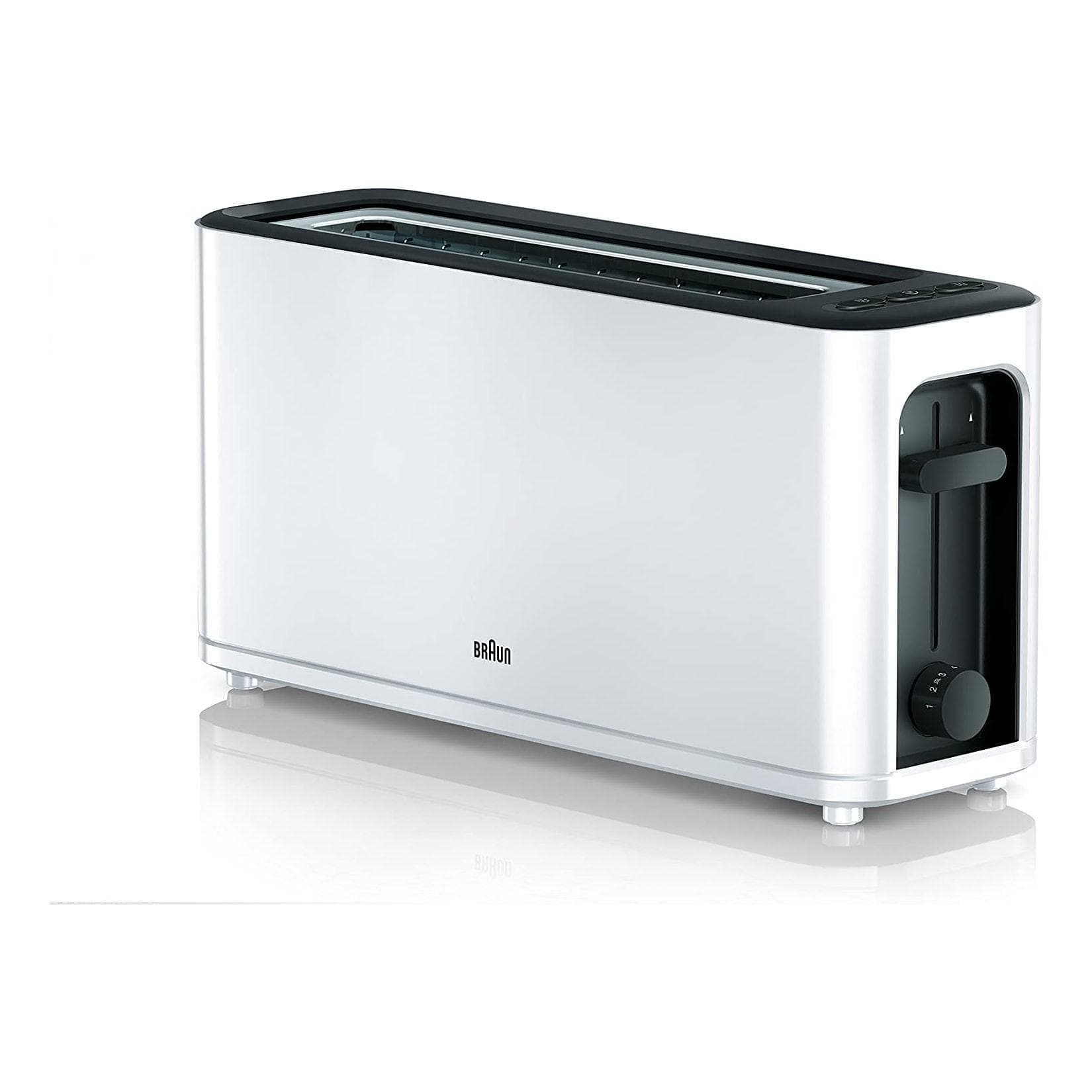 Braun Toaster PurEase HT 3110 WH 2 Langschlitze 7 Stufen