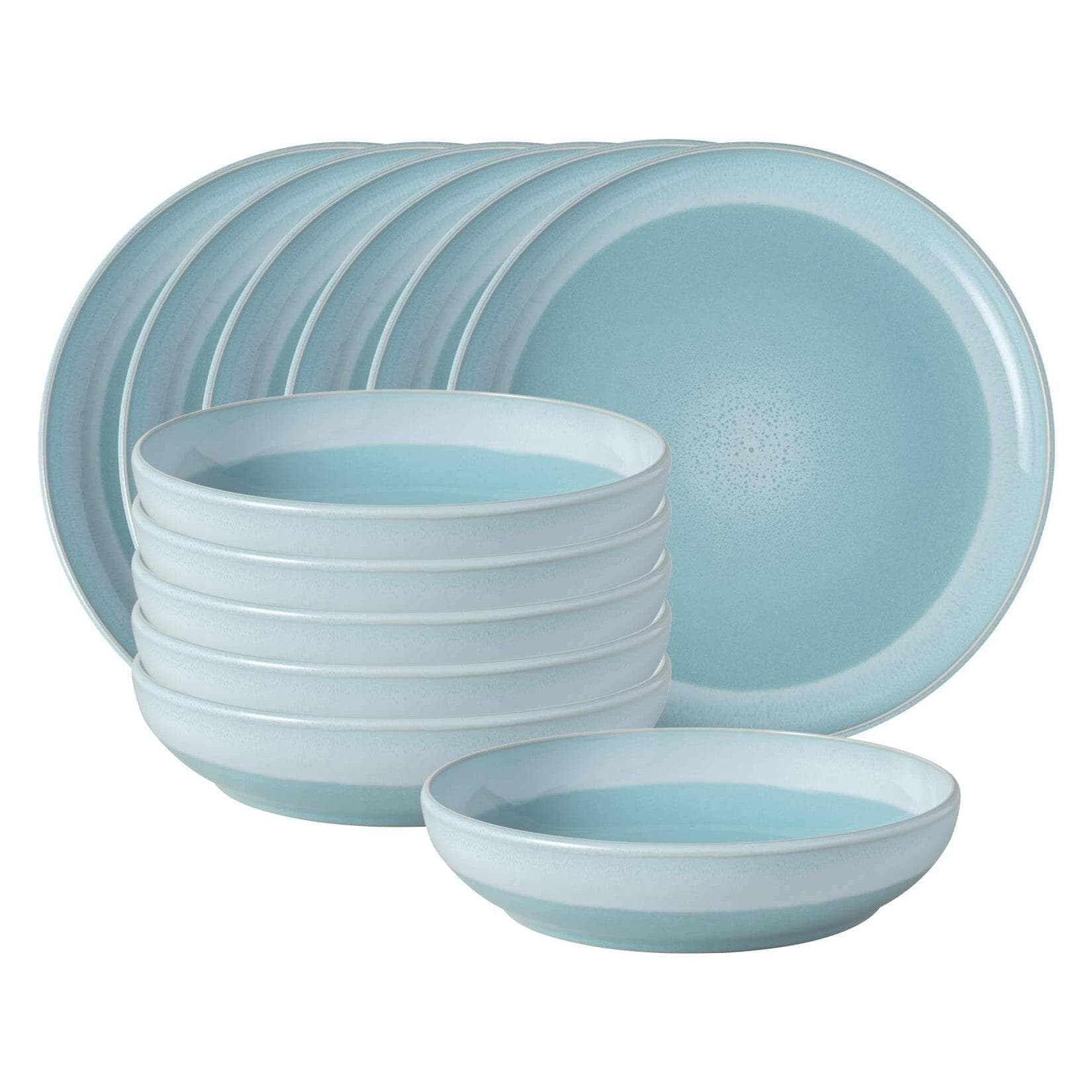 like. by Villeroy & Boch Tafelservice Perlemor Aqua 12er Set Tuerkis