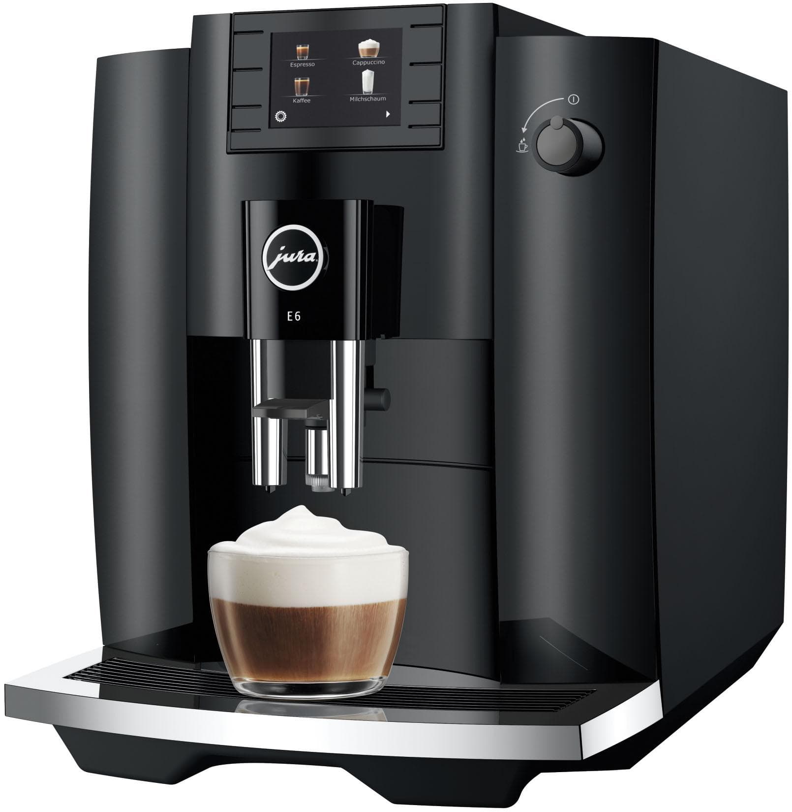 JURA Kaffeevollautomat 15802 E6 Full Black Touch-Display