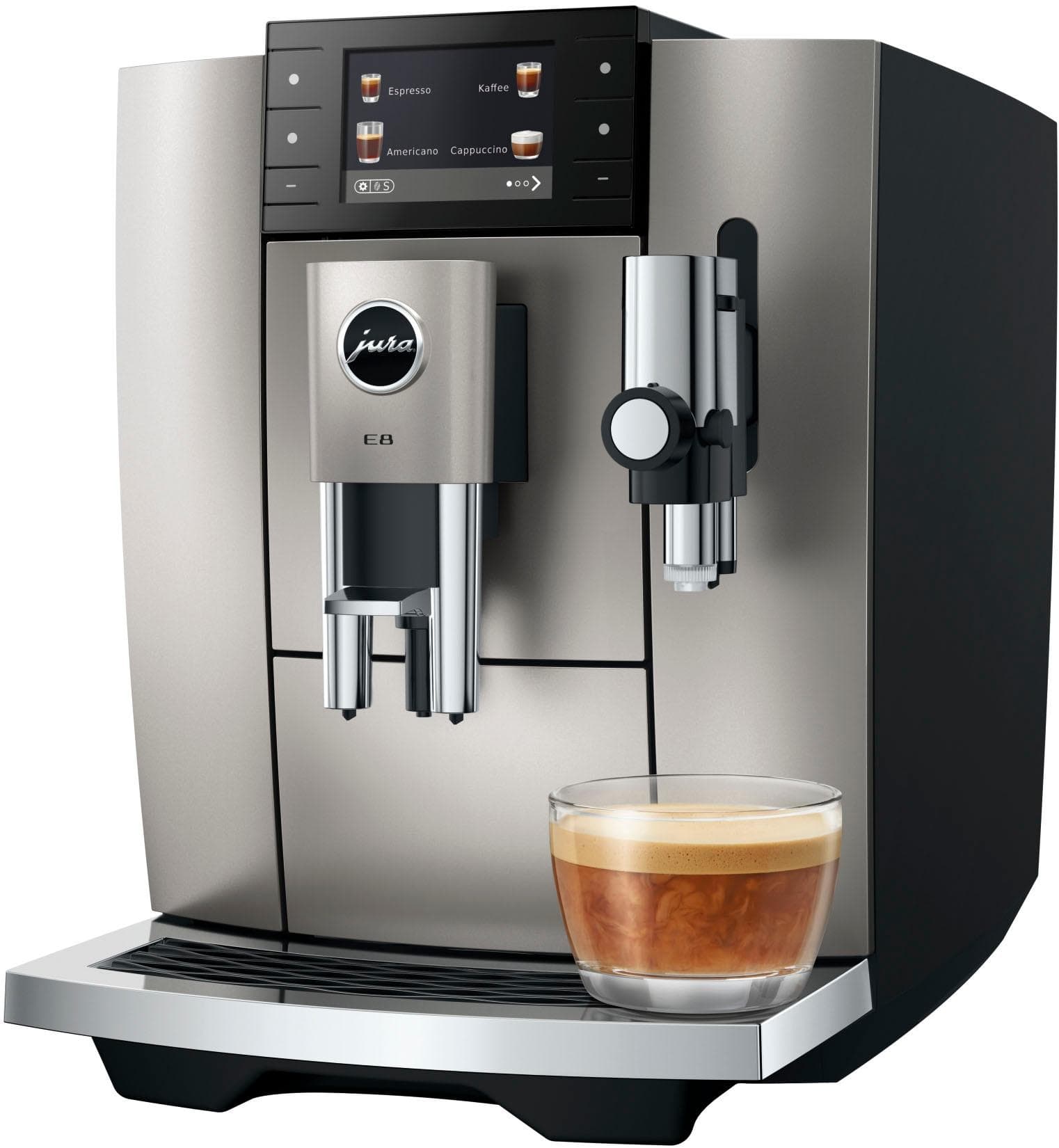 JURA E8 (ED) Kaffeevollautomat Midnight Silver
