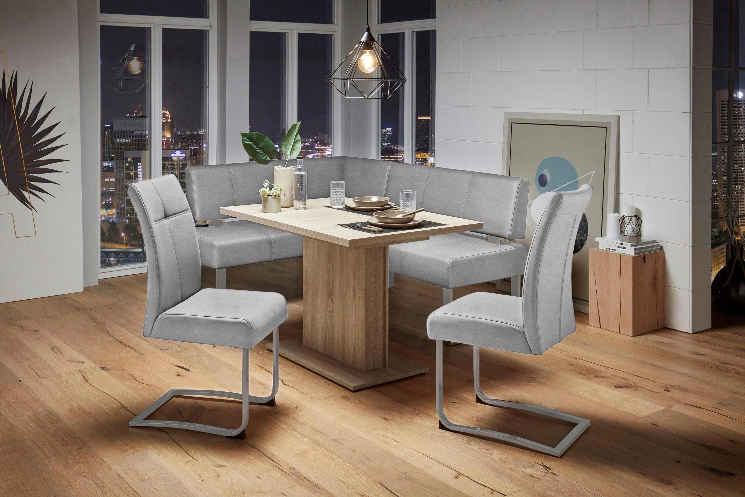 OTTO HOME Eckbank Rab Grau Silber FSC-Zertifiziert
