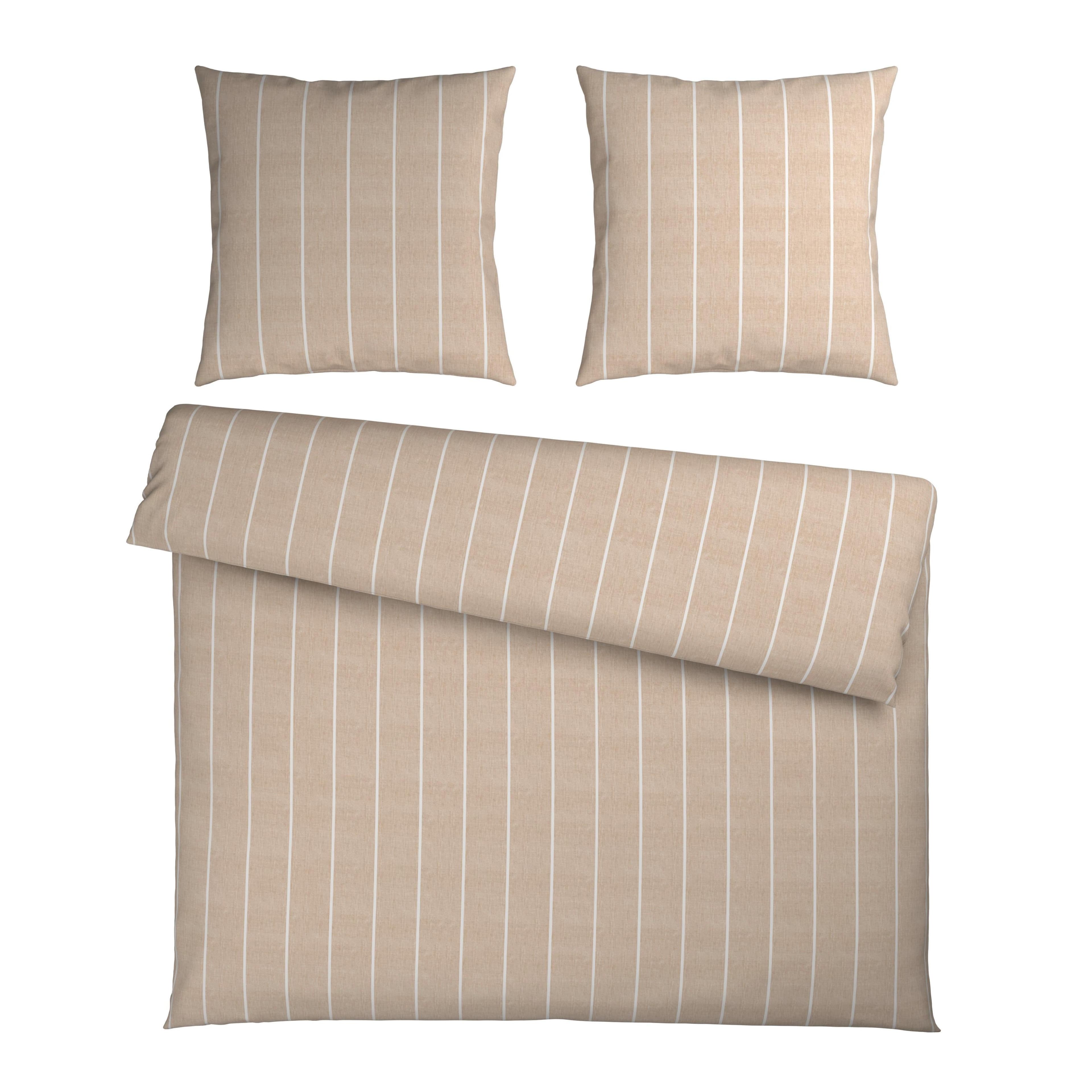 Bettwäsche Tyline XXL Beige ca. 200x200cm