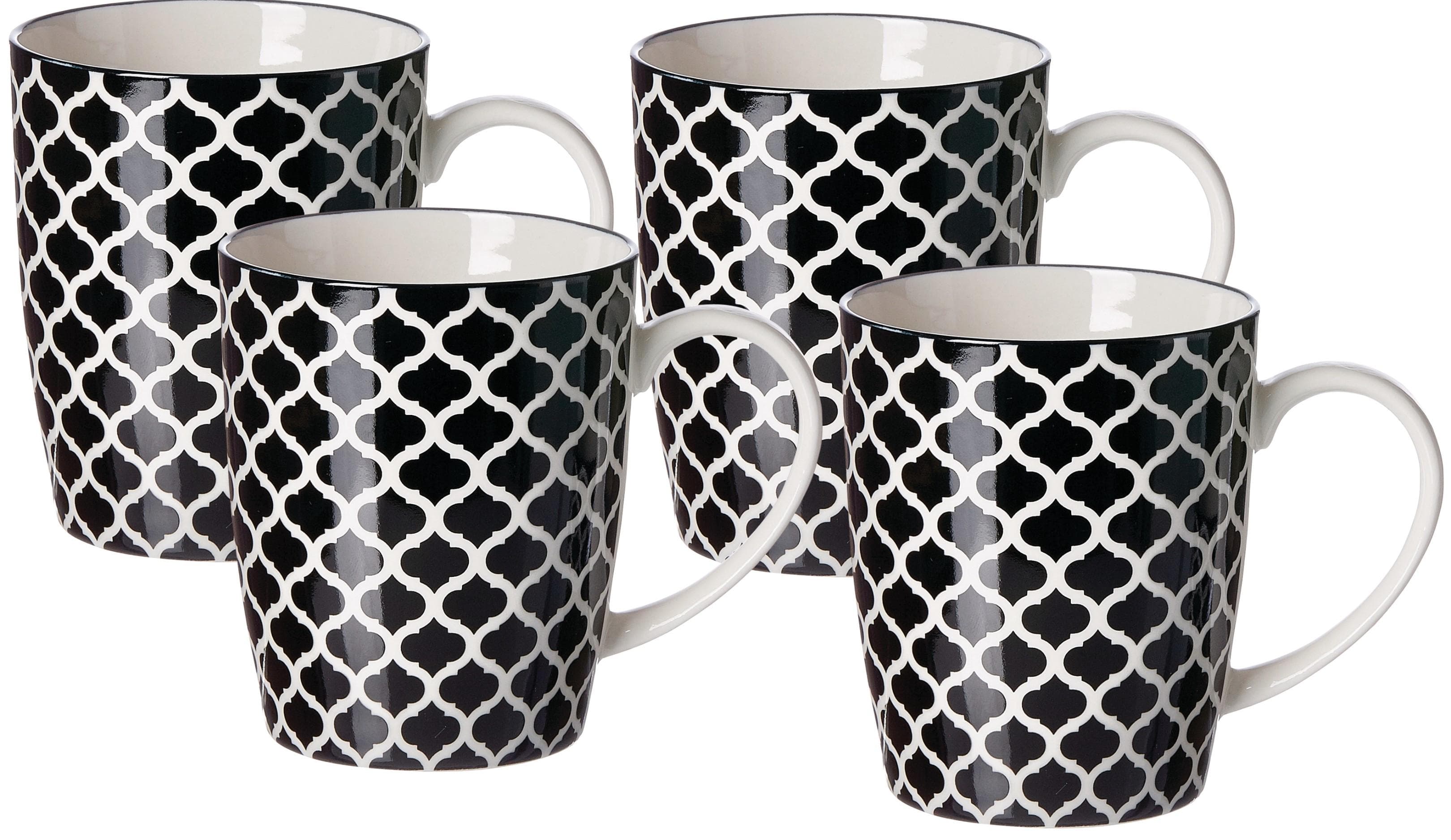 RITZENHOFF & BREKER Takeo Swing Kaffeebecher Schwarz 4er Set