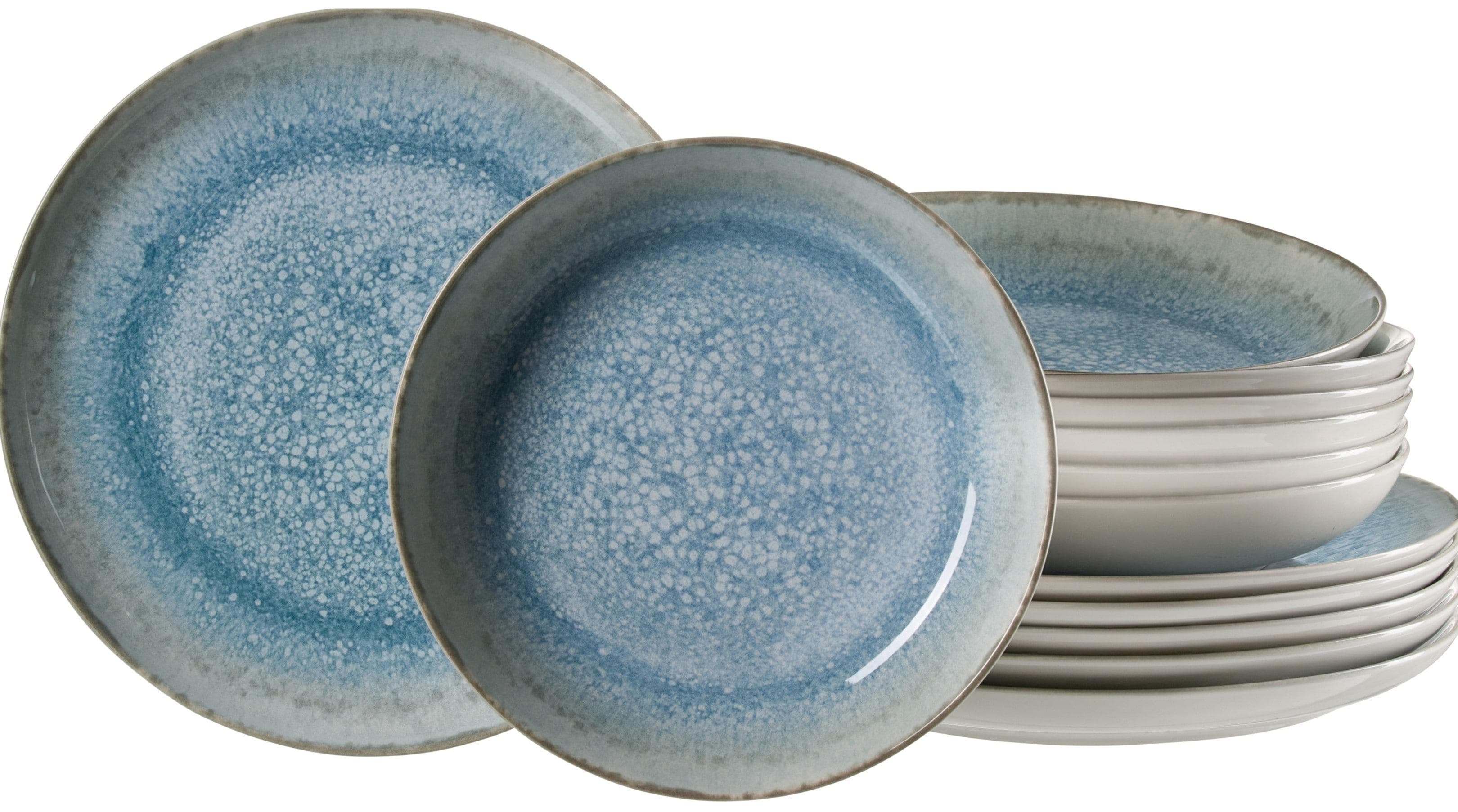 Ritzenhoff & Breker Oslo Tafelservice 12-teilig Blau Steinzeug