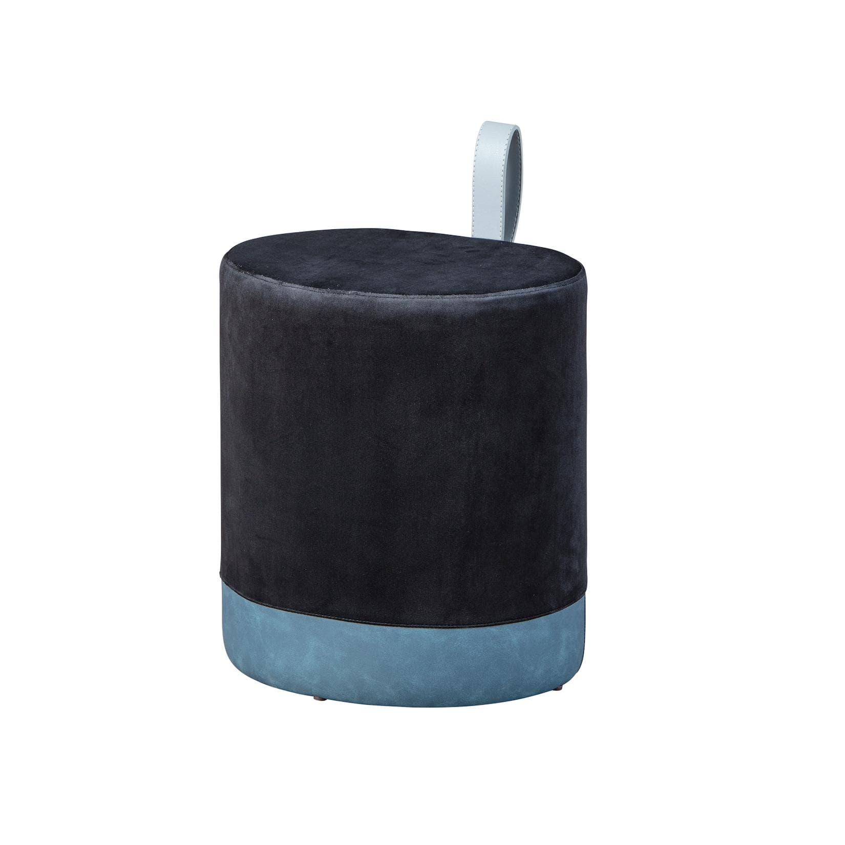 Hocker Osane Inter Link Schwarz Samtvelours