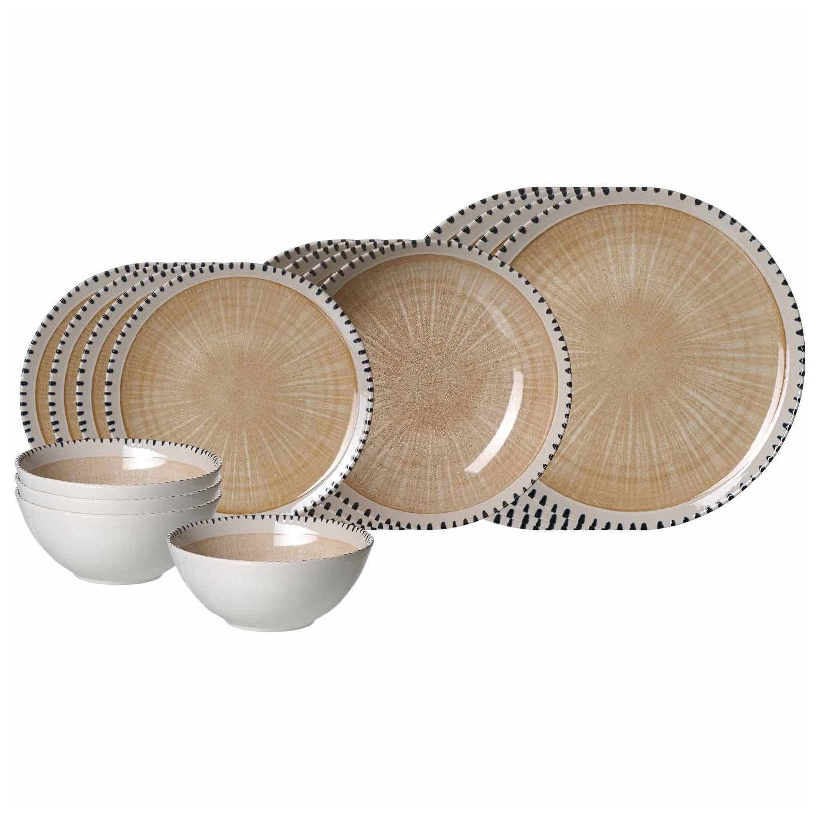 Ritzenhoff & Breker Natura Einsteiger-Set 16-teilig Modernes Naturdesign
