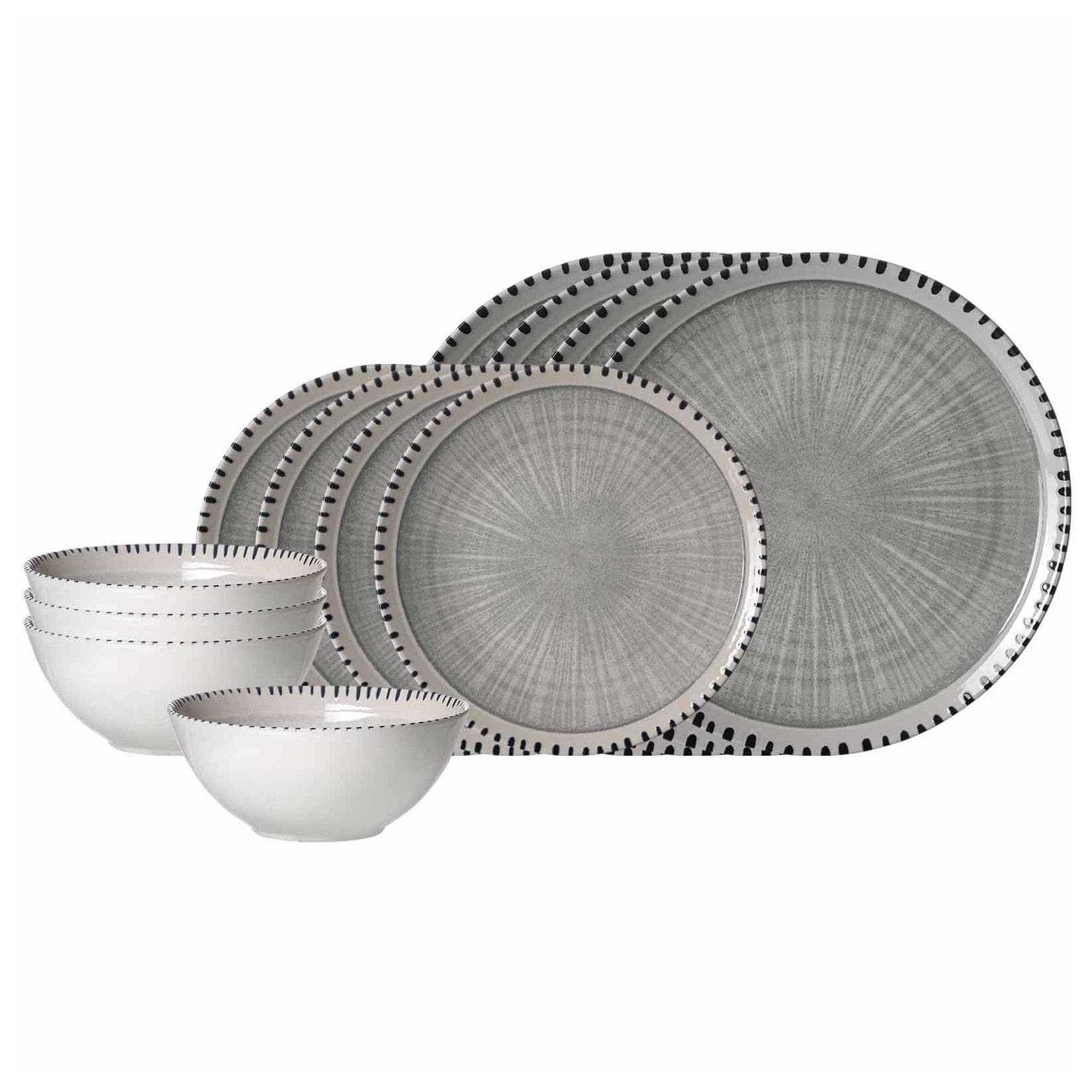 Ritzenhoff & Breker Basic-Set Natura 12er Set Weiß Modern