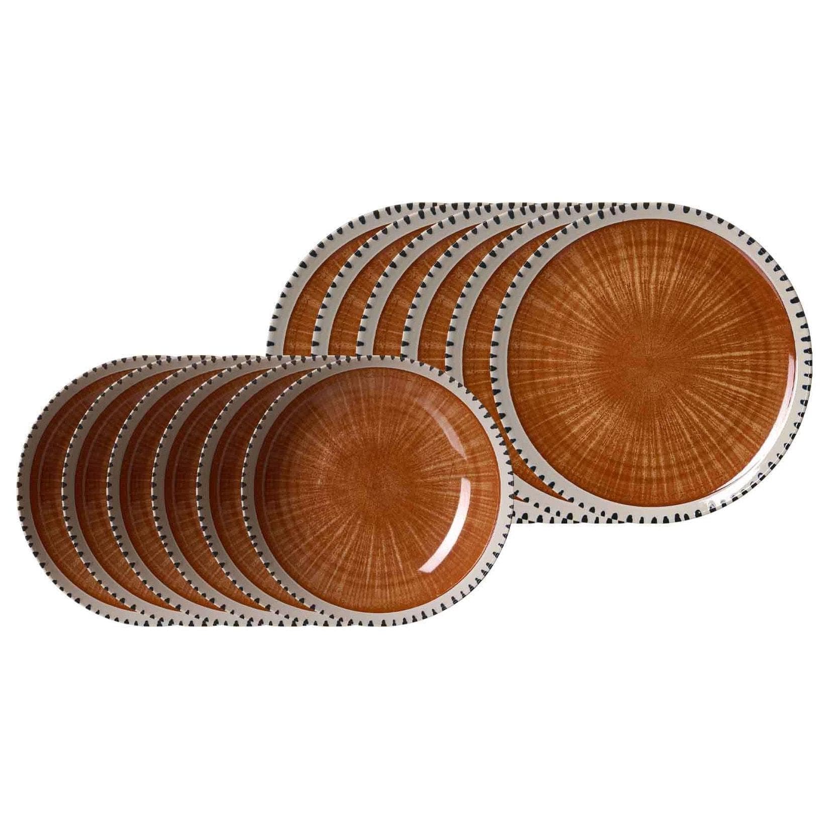 Ritzenhoff & Breker Tafelservice Natura 12er Set Modernes Naturdesign
