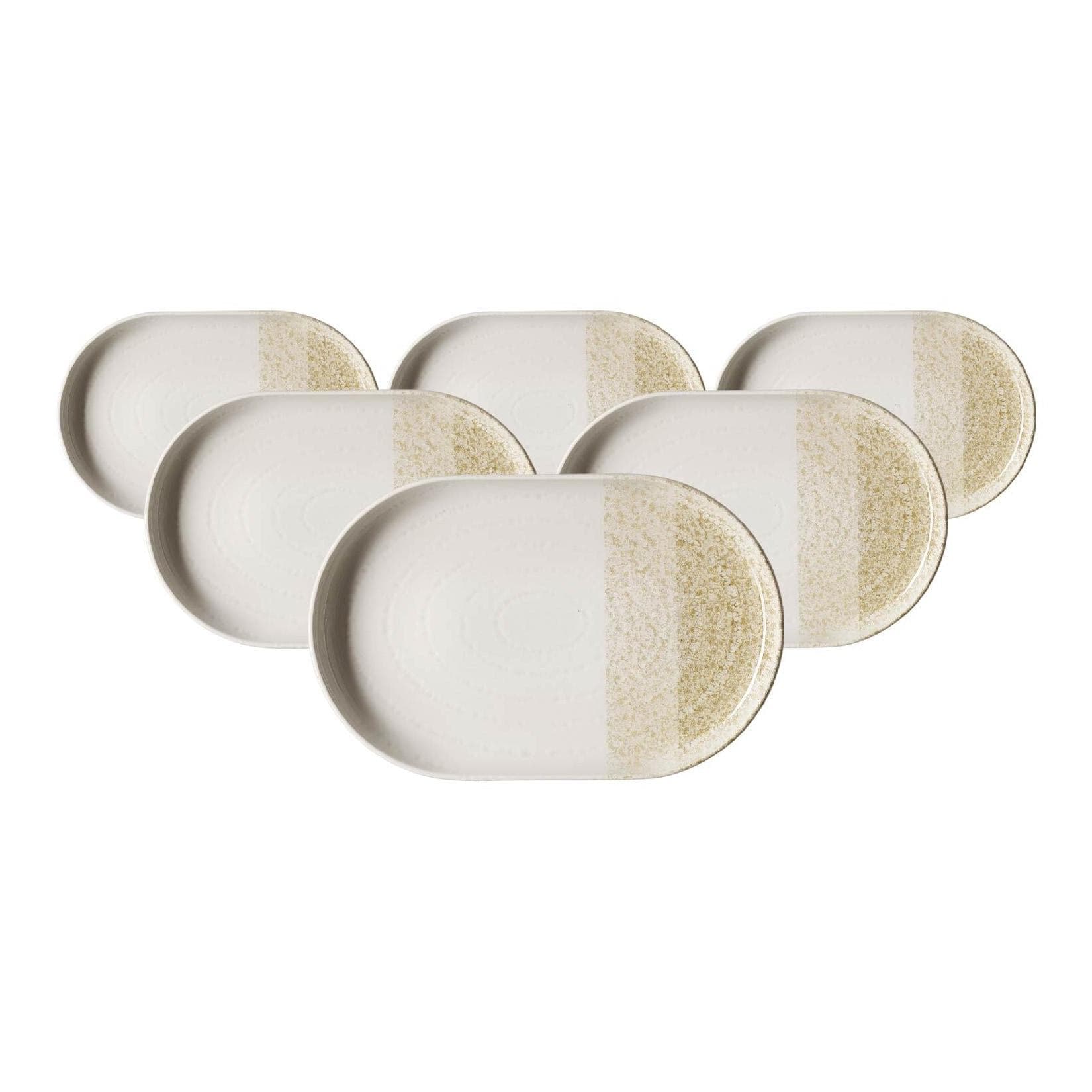 Ritzenhoff & Breker Servierplatten Trio Oval 6er Set