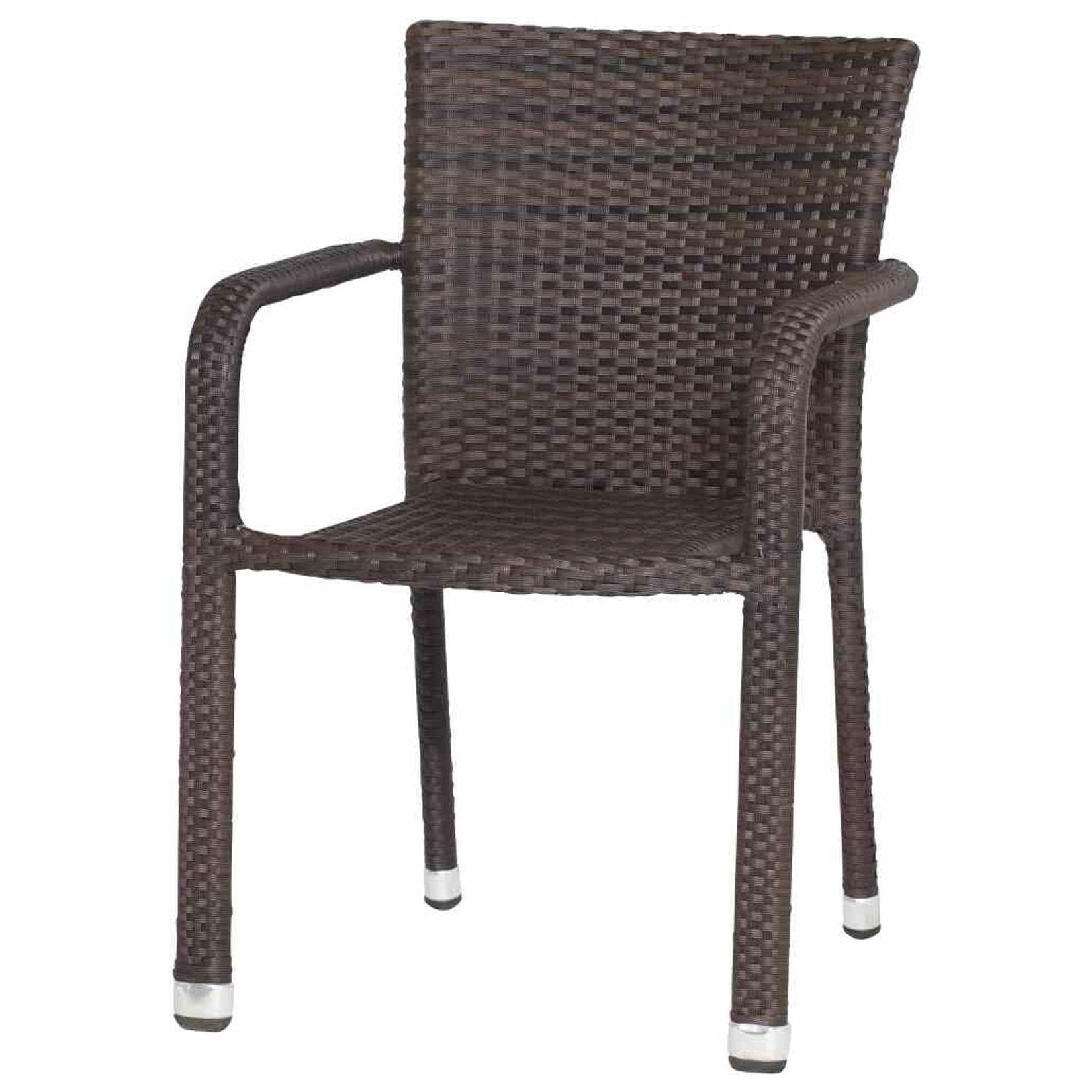 SIENA GARDEN Gartensessel Minas Stapelsessel Aluminium Maron