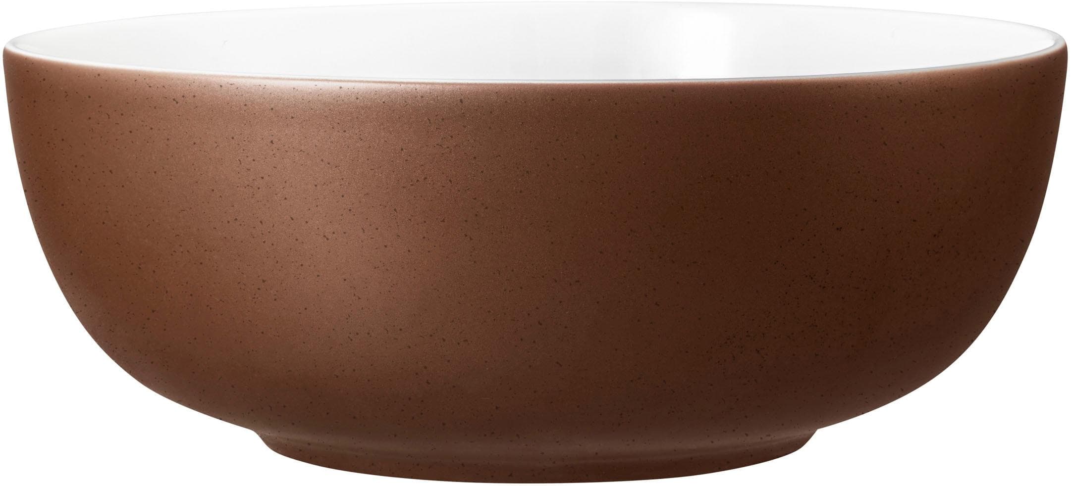 Seltmann Weiden Schüssel Liberty Bronze Weiß/Braun Porzellan