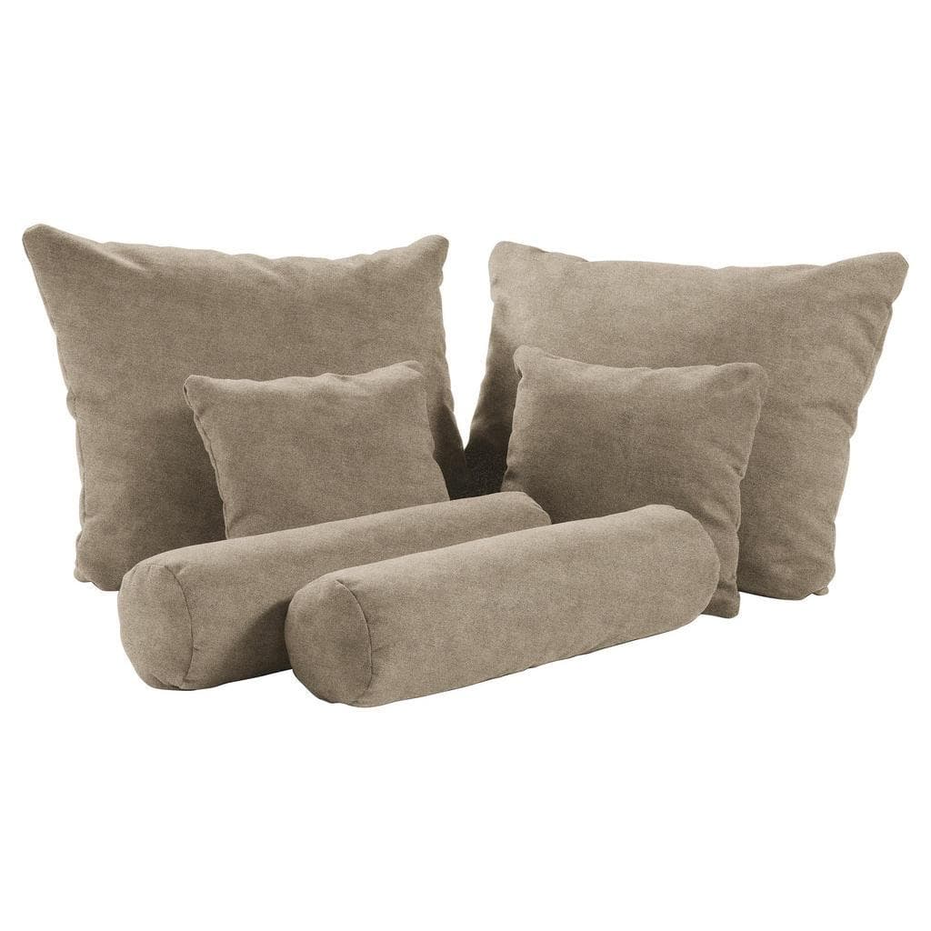 Esposa Kissensatz 6-teilig Beige Textil Faserbällchen