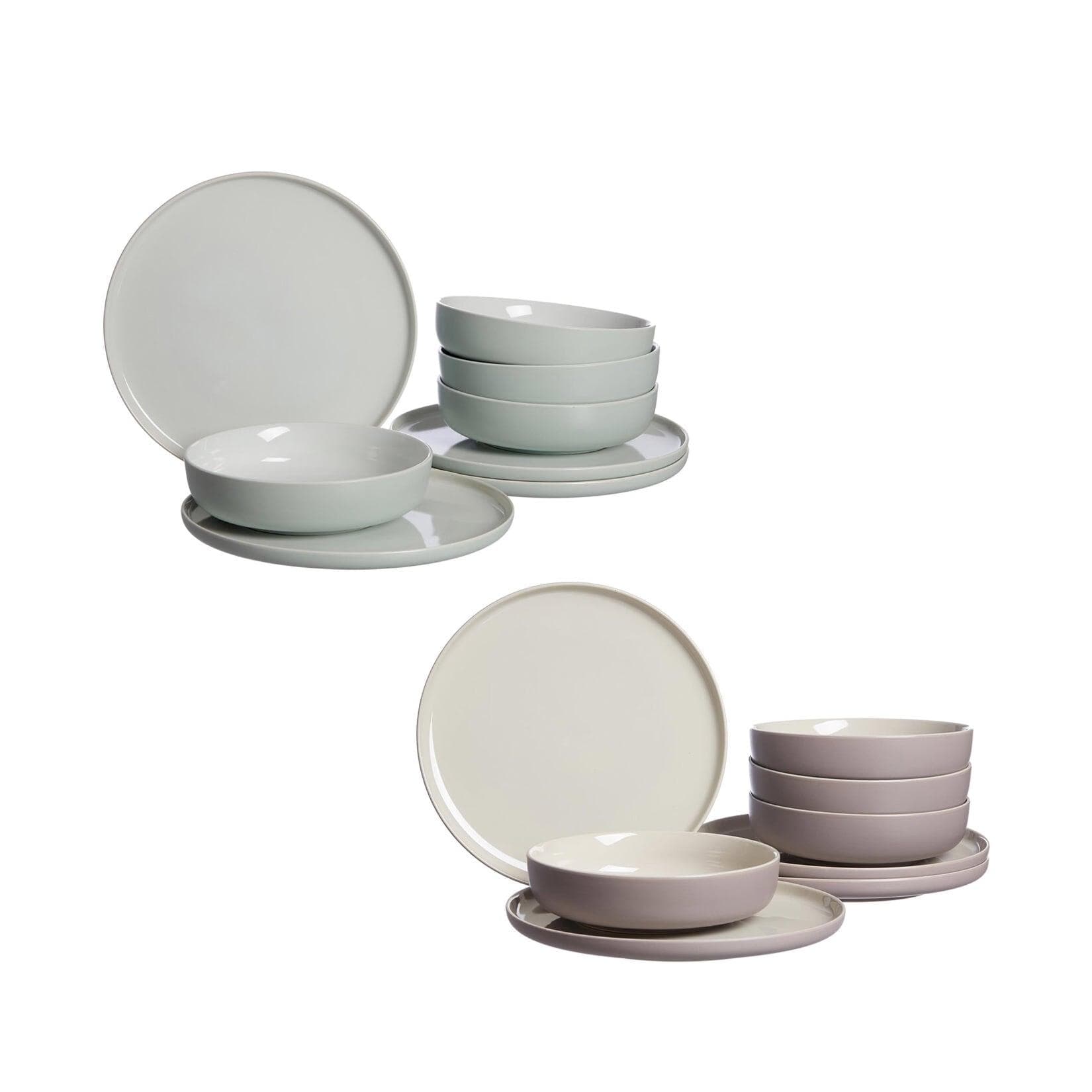 Ritzenhoff & Breker Tafelservice Jasper 16er Set Mint & Taupe