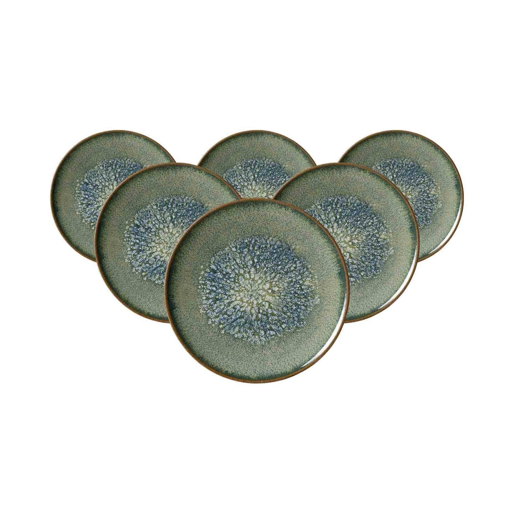 Ritzenhoff & Breker Dessertteller Verde Grün 20,5 cm 6er Set