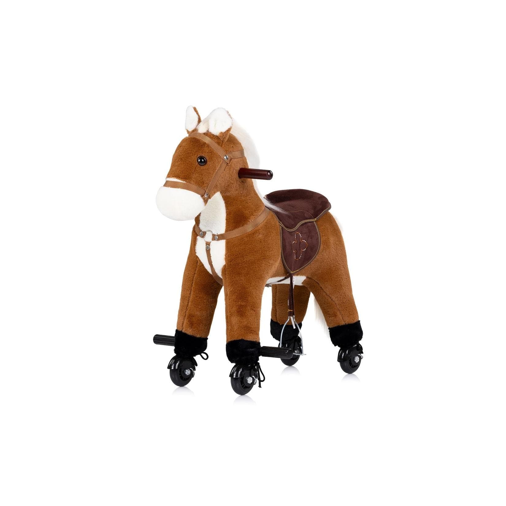 Chipolino Rutscher Rollpferd mit Sound & Griffe, Braun