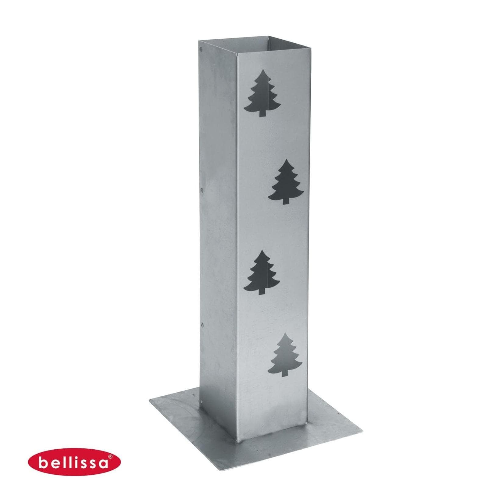 Bellissa Corten Feuersäule 70cm Lichtsäule Garten