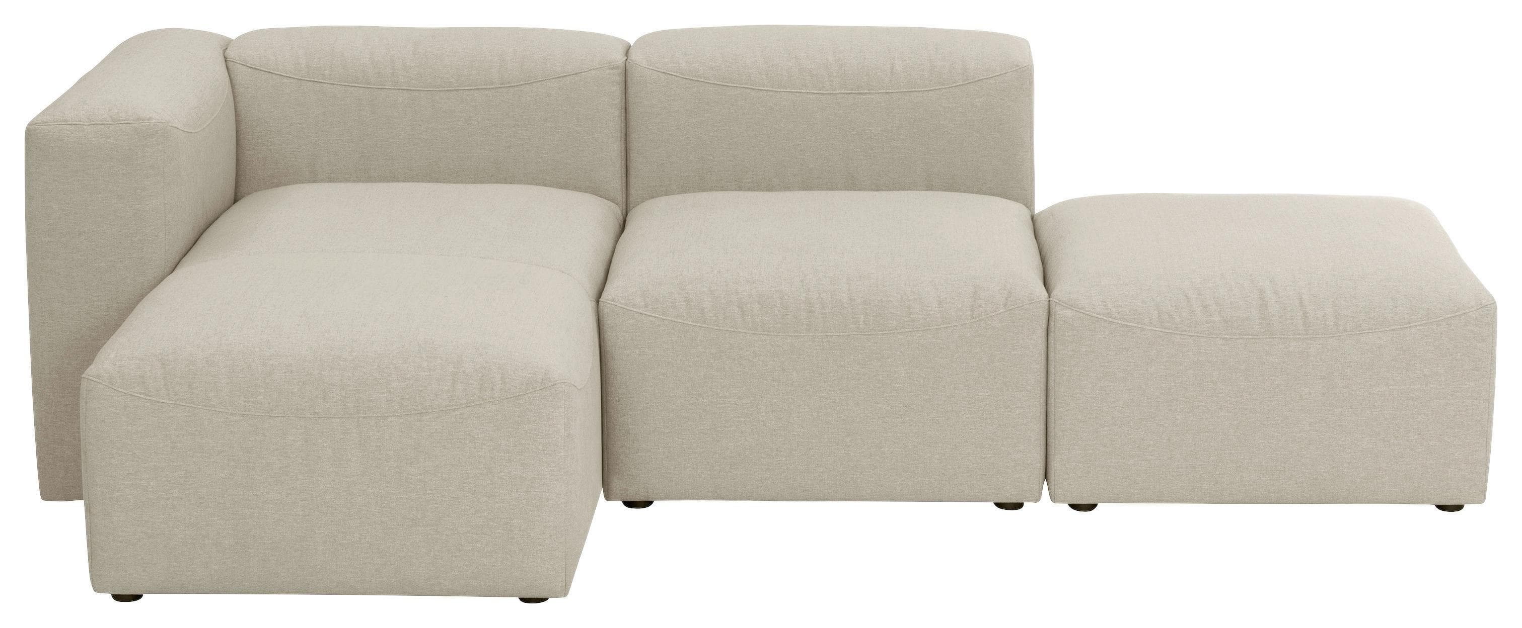 Max Winzer Ecksofa LENA Weiß Textil