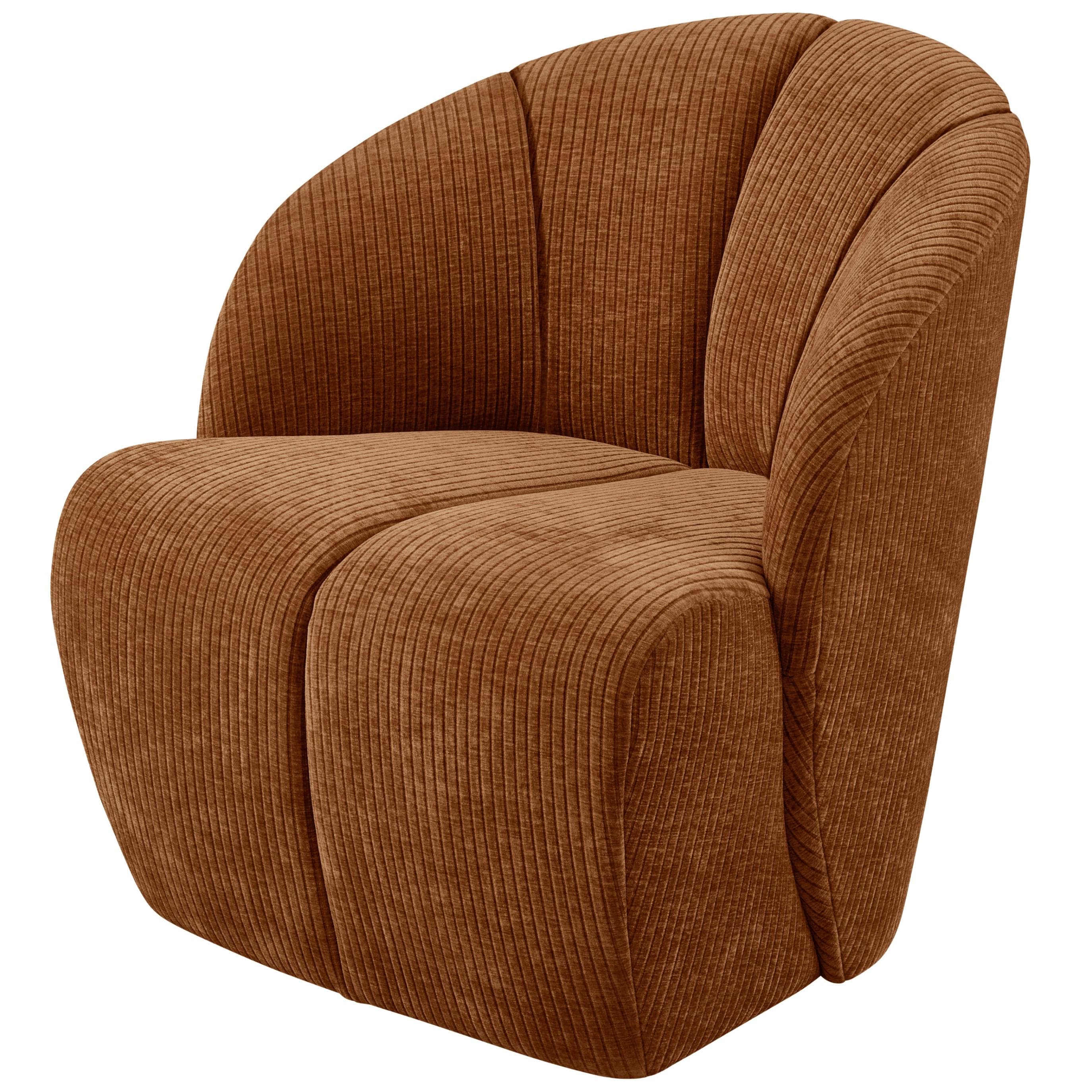 Cocktailsessel Mojo Braun Textil