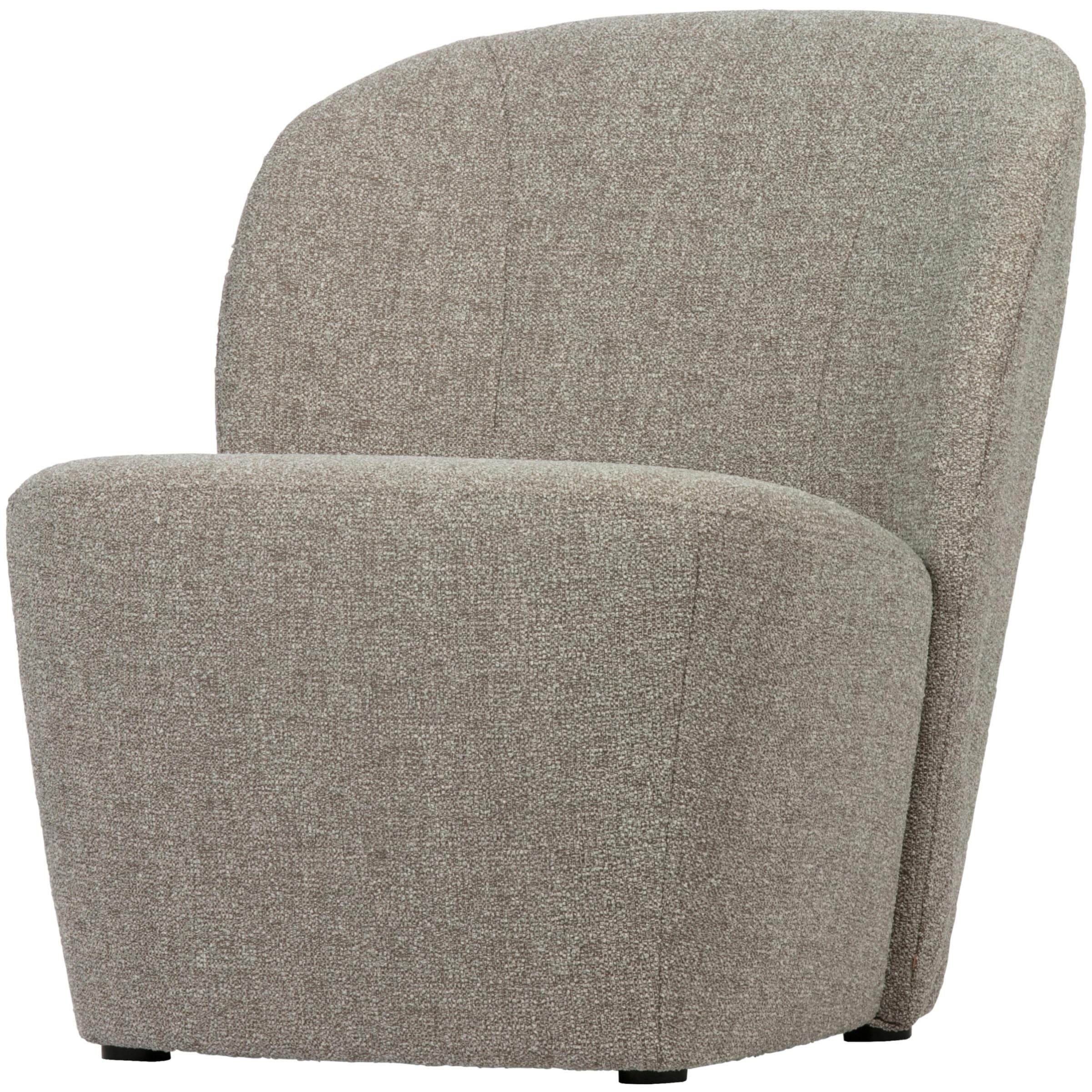 Cocktailsessel Lofty Natur Webstoff Bequem