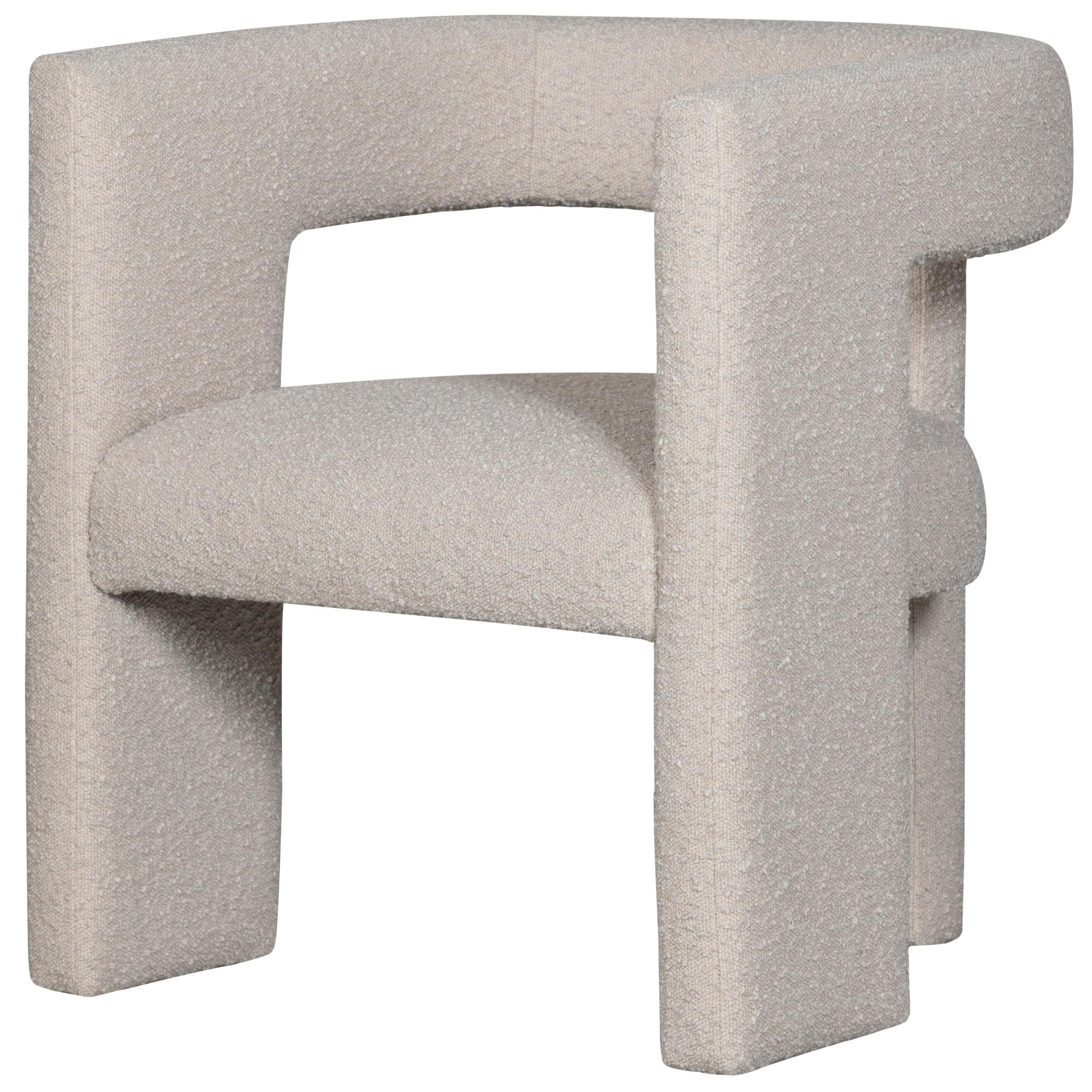 Tiwa Sessel Beige Bouclé Bezug