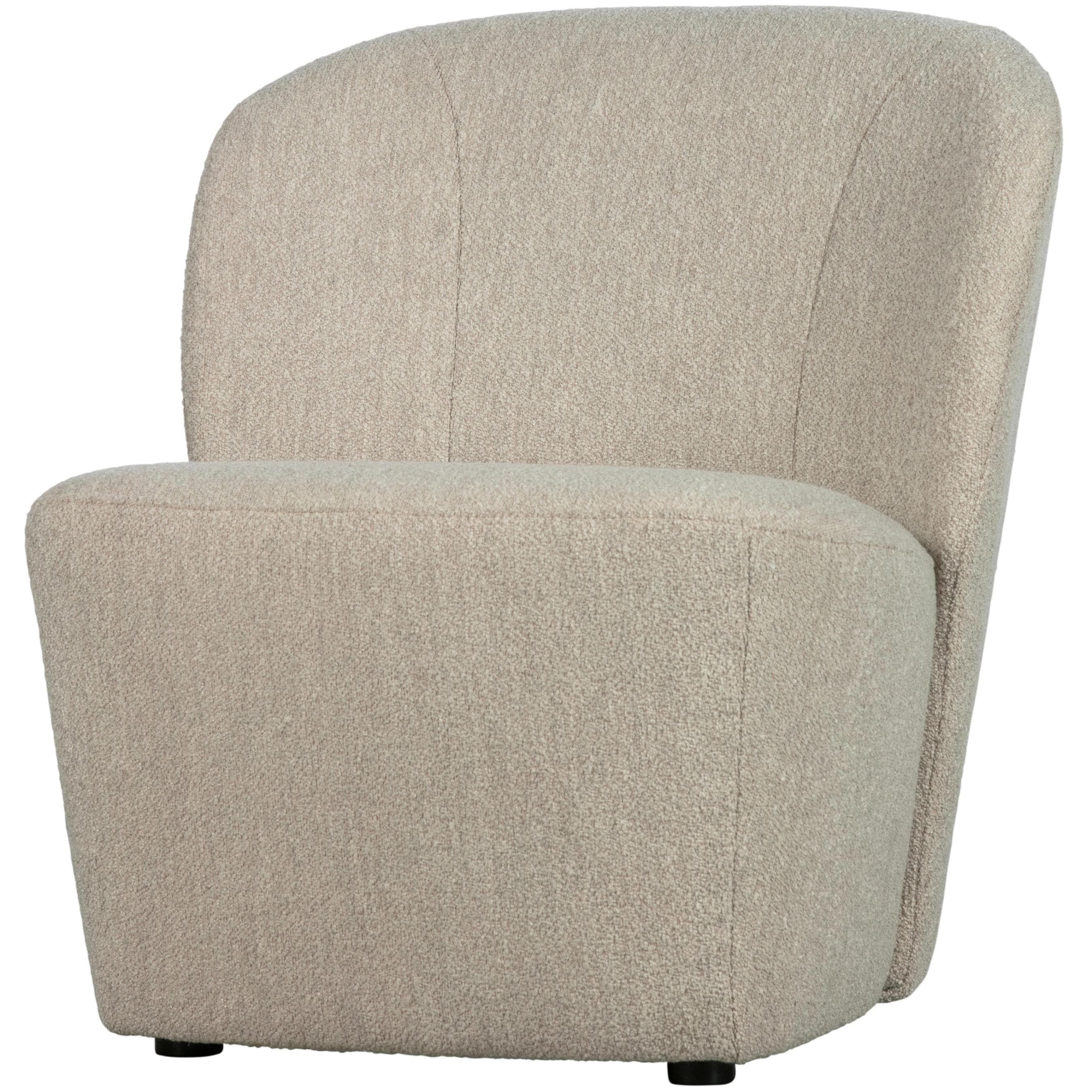 Cocktailsessel Lofty Natur Bouclé