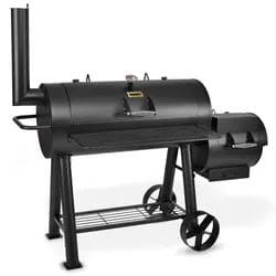HECHT Sentinel Max XXL Smoker Grill Schwarz