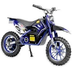 Hecht Elektro-Kindermotorrad Pocketbike 500W 36V 8Ah Akku Blau/Grün