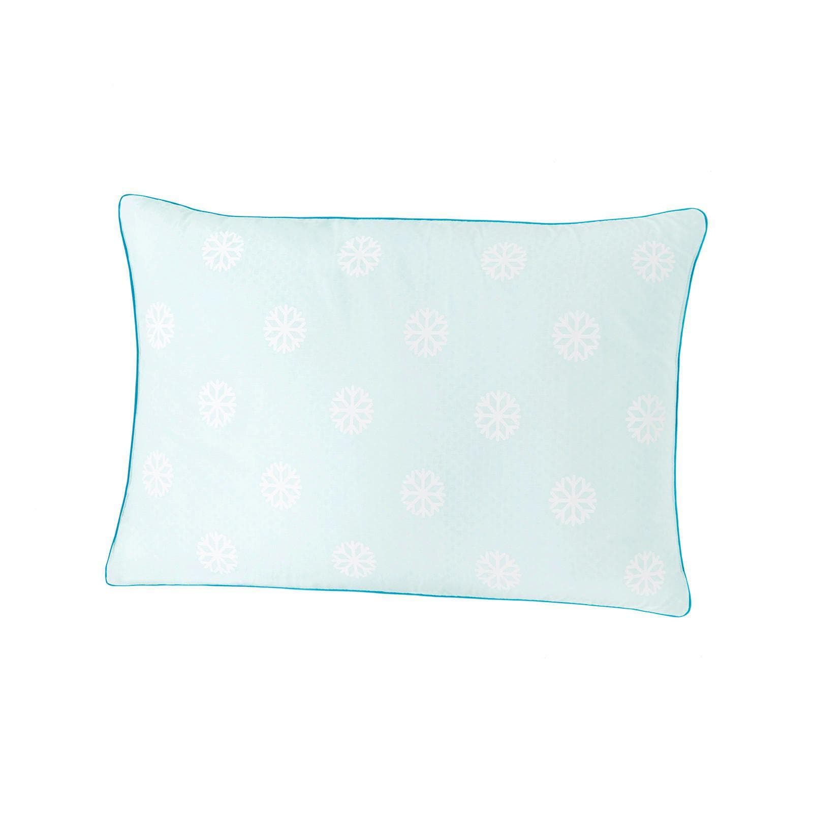 Yatas Bedding Kopfkissen Majestät Dacron Climarelle Cool 40x80 cm Blau Kühlend